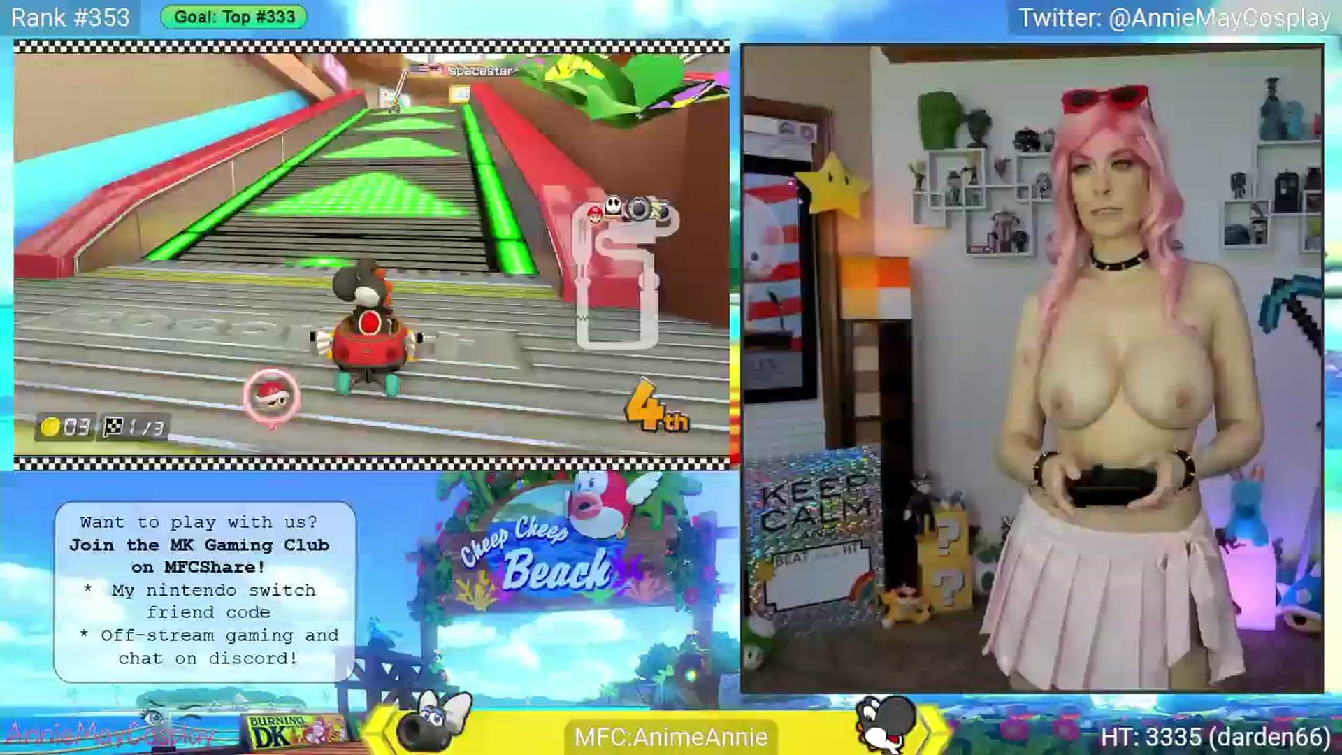 Gallery image thumbnail from AnimeAnnie's myfreecams stream on, 06/03/2025, 02:44 image 15 of 20