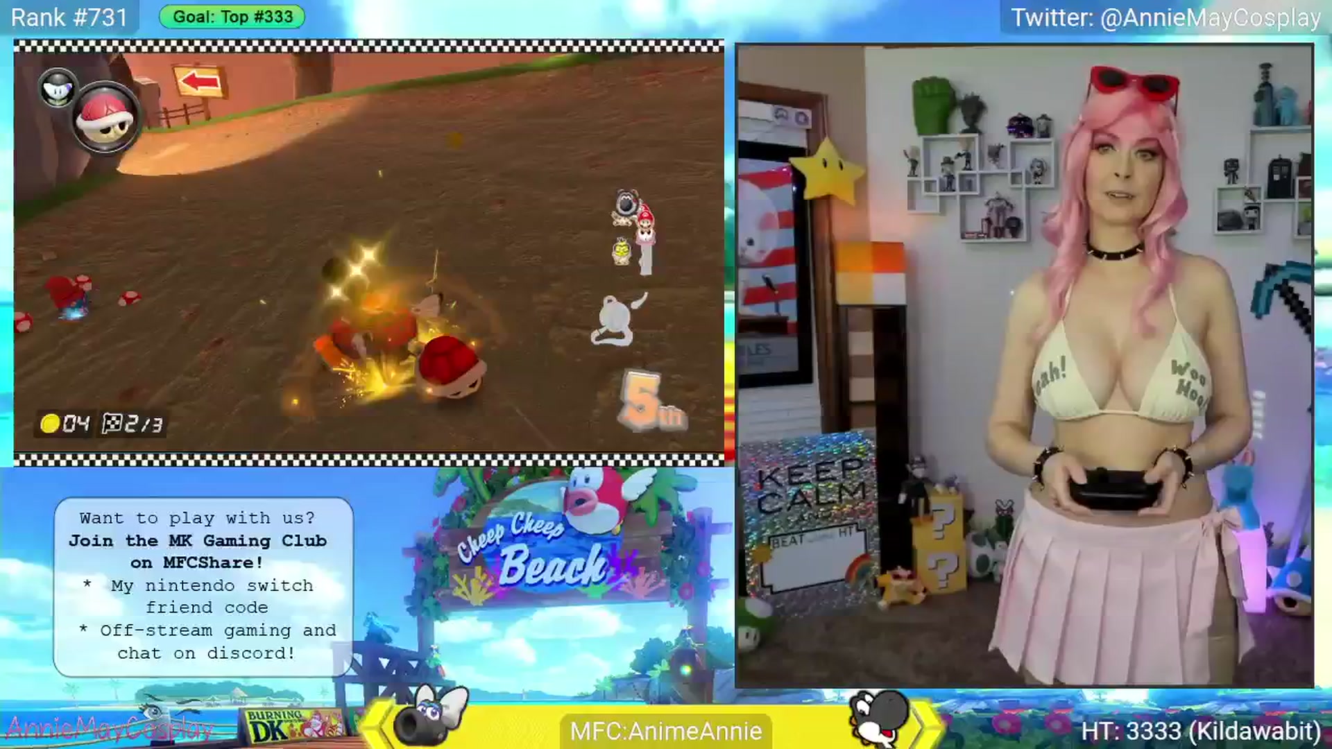 Gallery image thumbnail from AnimeAnnie's myfreecams stream on, 06/03/2025, 02:44 image 11 of 20