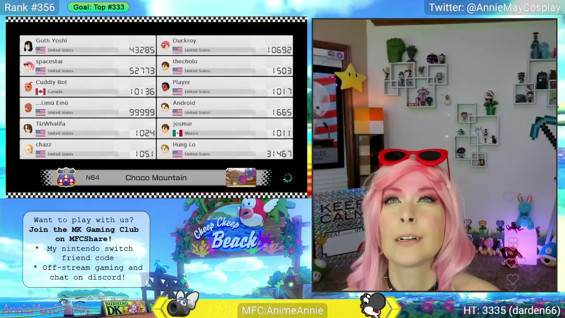 Gallery image thumbnail from AnimeAnnie's myfreecams stream on, 06/03/2025, 02:44 image 14 of 20