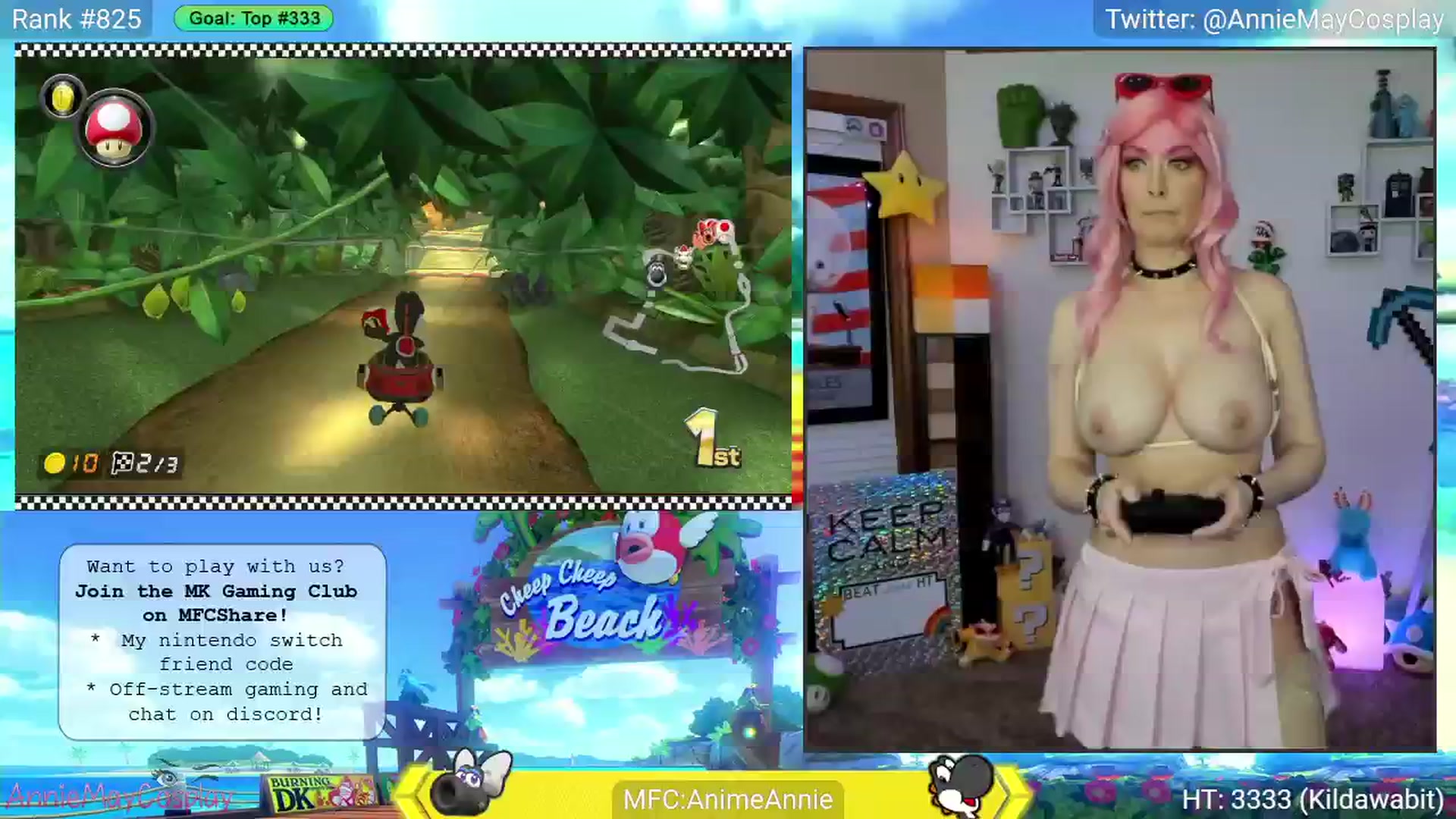 Gallery image thumbnail from AnimeAnnie's myfreecams stream on, 06/03/2025, 02:44 image 6 of 20