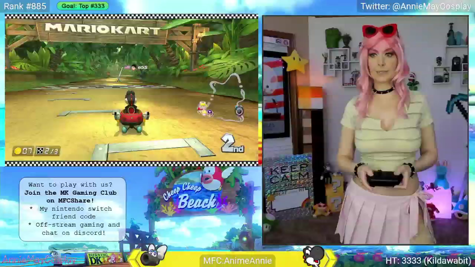 Gallery image thumbnail from AnimeAnnie's myfreecams stream on, 06/03/2025, 02:44 image 2 of 20