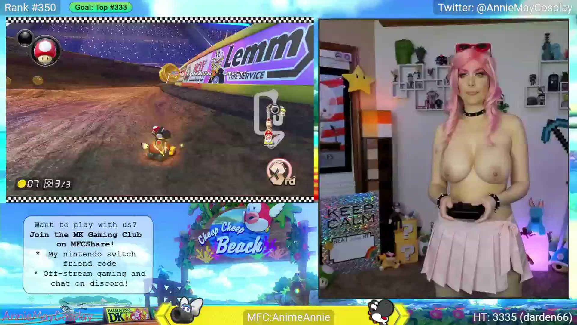 Gallery image thumbnail from AnimeAnnie's myfreecams stream on, 06/03/2025, 02:44 image 18 of 20