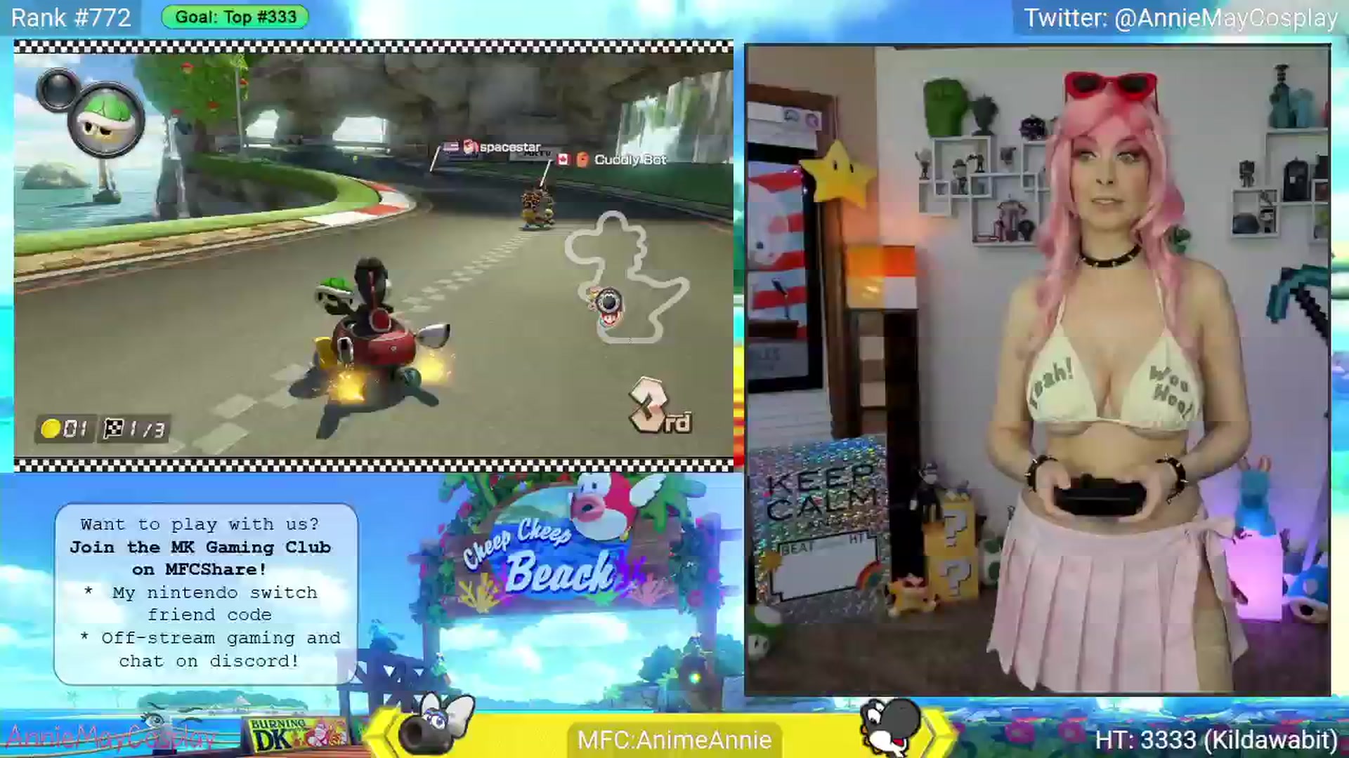 Gallery image thumbnail from AnimeAnnie's myfreecams stream on, 06/03/2025, 02:44 image 9 of 20