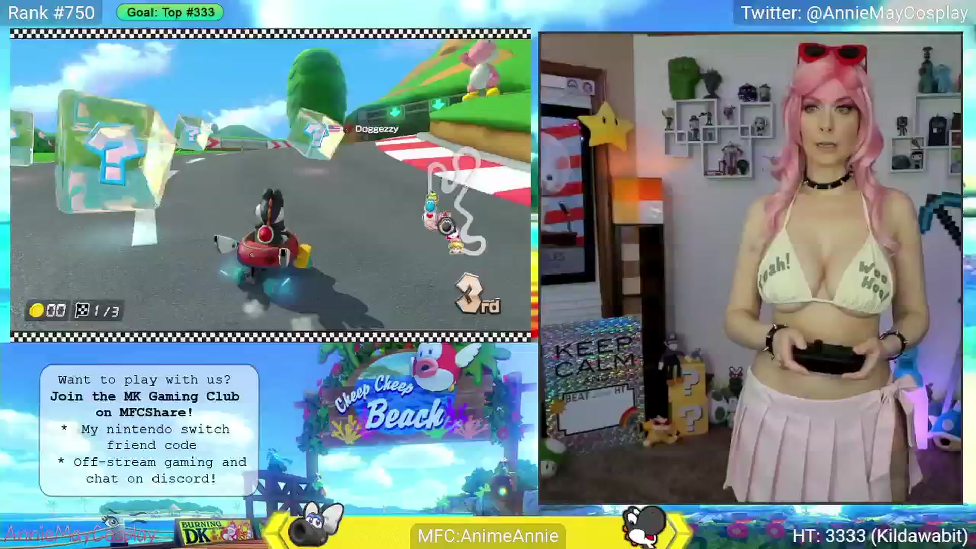 Gallery image thumbnail from AnimeAnnie's myfreecams stream on, 06/03/2025, 02:44 image 10 of 20