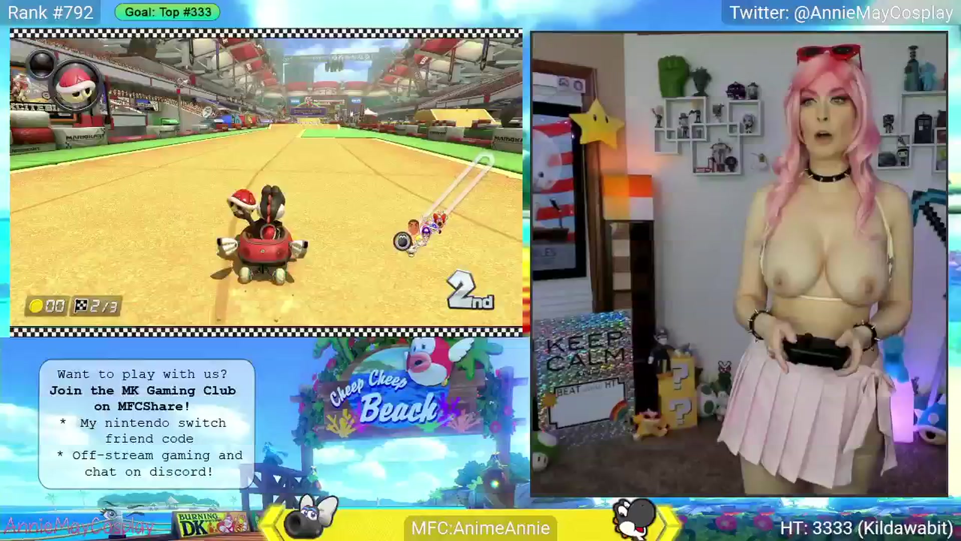 Gallery image thumbnail from AnimeAnnie's myfreecams stream on, 06/03/2025, 02:44 image 7 of 20