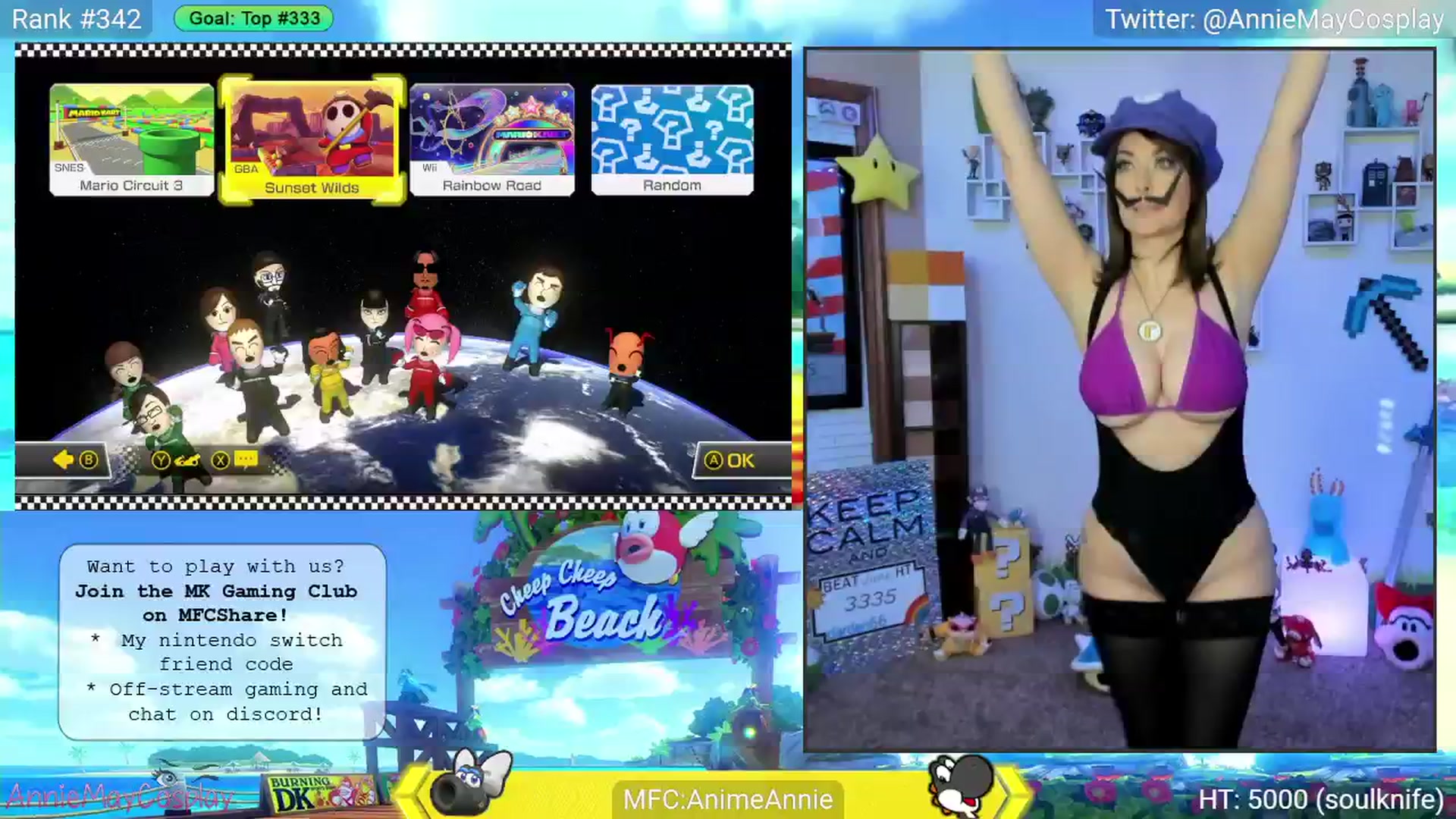 Gallery image thumbnail from AnimeAnnie's myfreecams stream on, 06/05/2025, 03:10 image 10 of 20