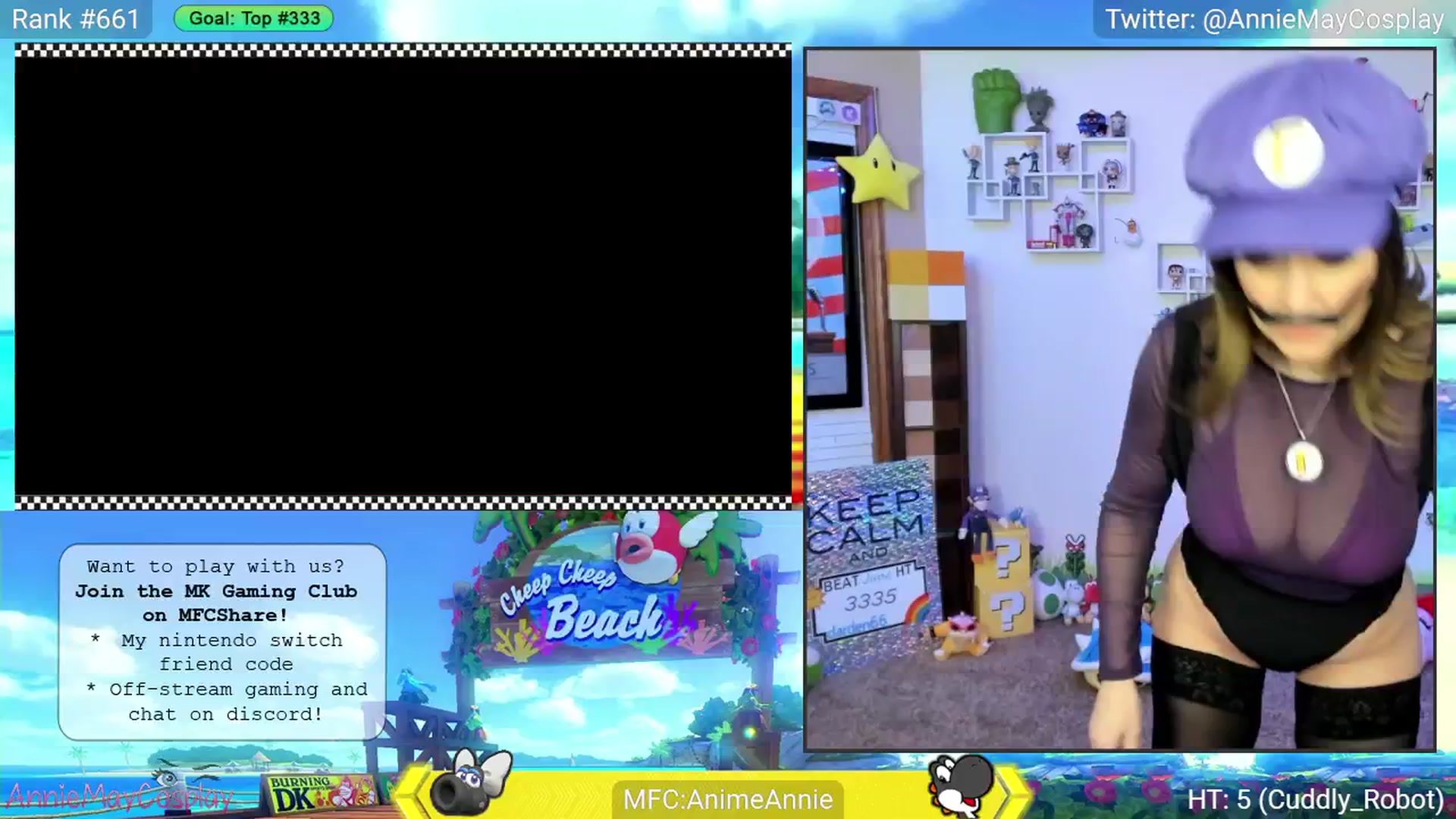 Gallery image thumbnail from AnimeAnnie's myfreecams stream on, 06/05/2025, 03:10 image 2 of 20