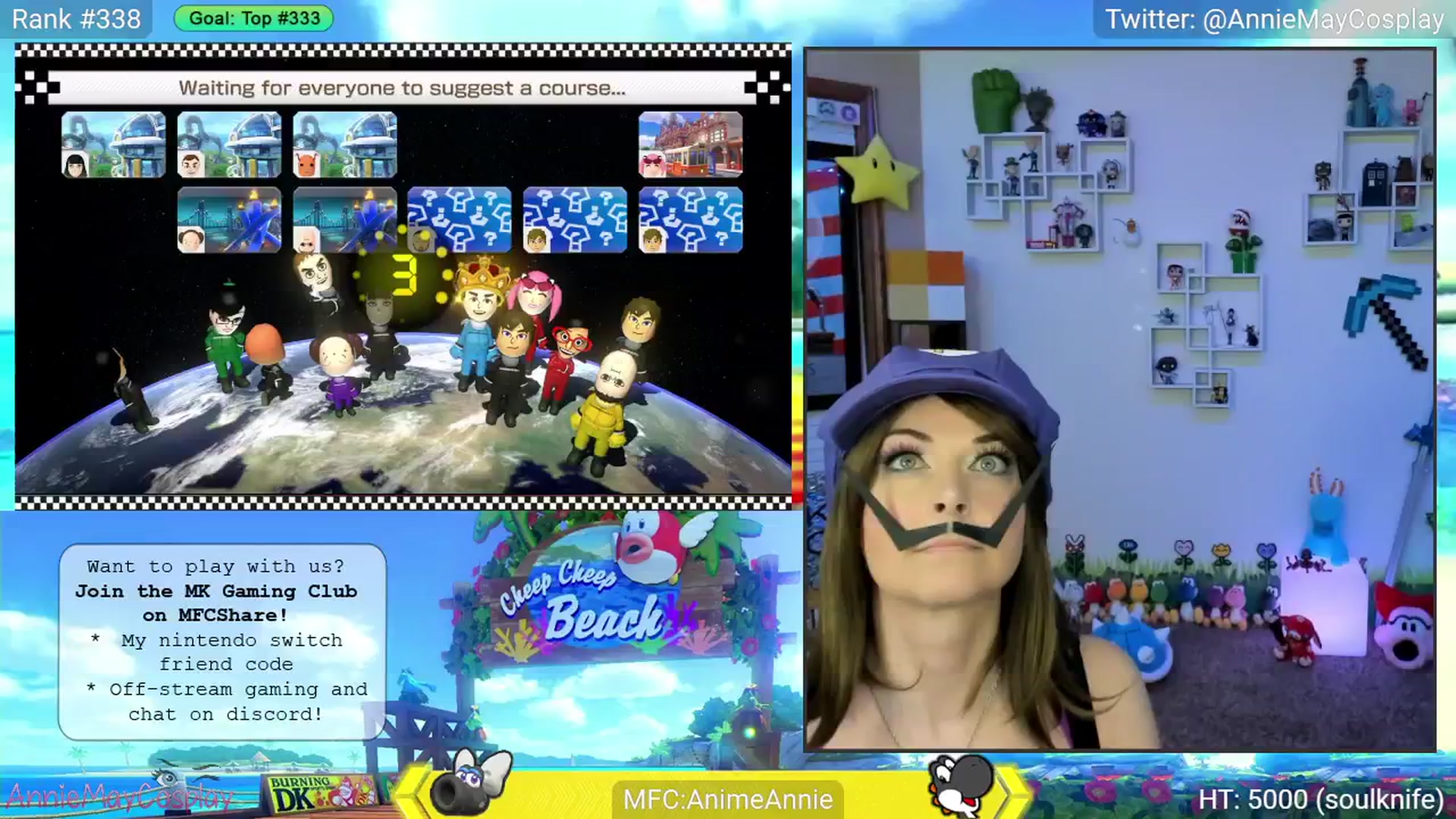 Gallery image thumbnail from AnimeAnnie's myfreecams stream on, 06/05/2025, 03:10 image 12 of 20