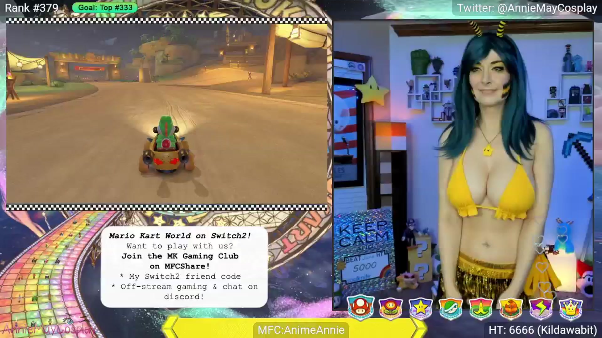 Gallery image thumbnail from AnimeAnnie's myfreecams stream on, 06/10/2025, 03:21 image 17 of 20