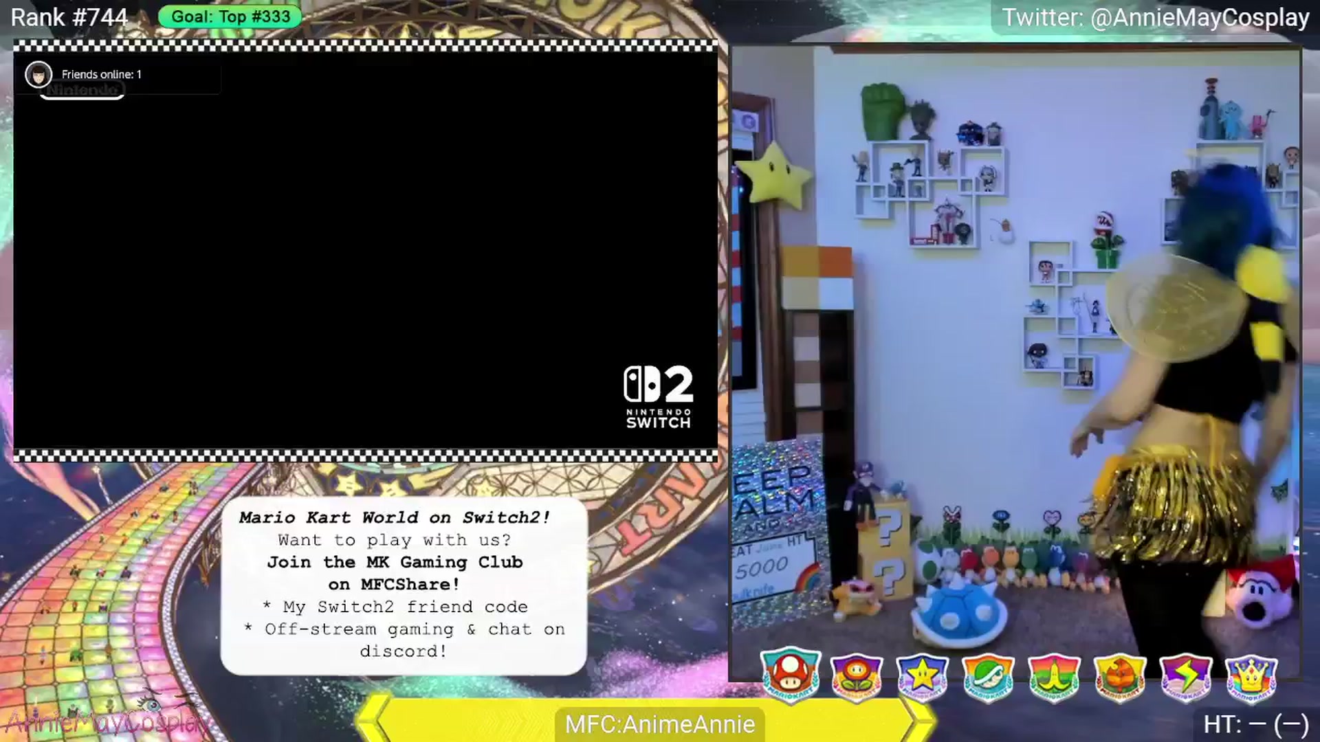 Gallery image thumbnail from AnimeAnnie's myfreecams stream on, 06/10/2025, 03:21 image 2 of 20