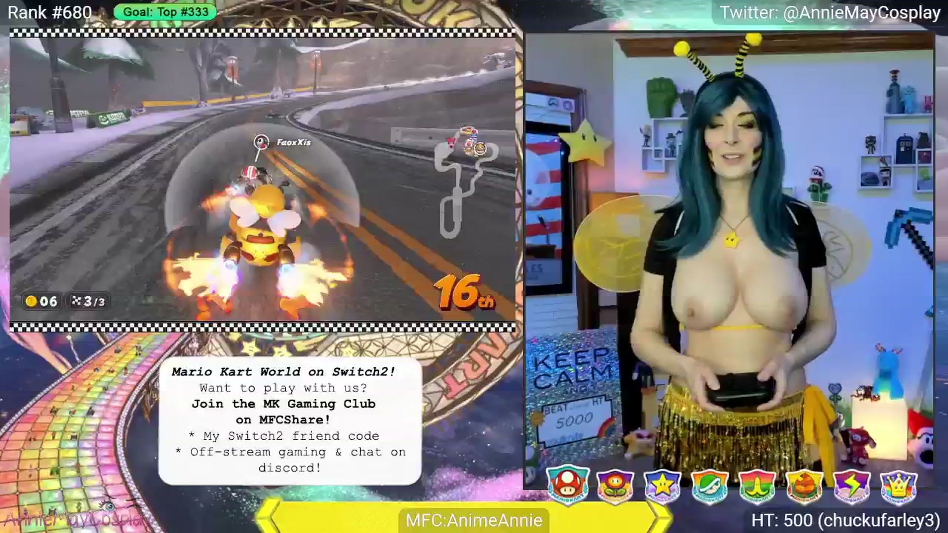 Gallery image thumbnail from AnimeAnnie's myfreecams stream on, 06/10/2025, 03:21 image 11 of 20