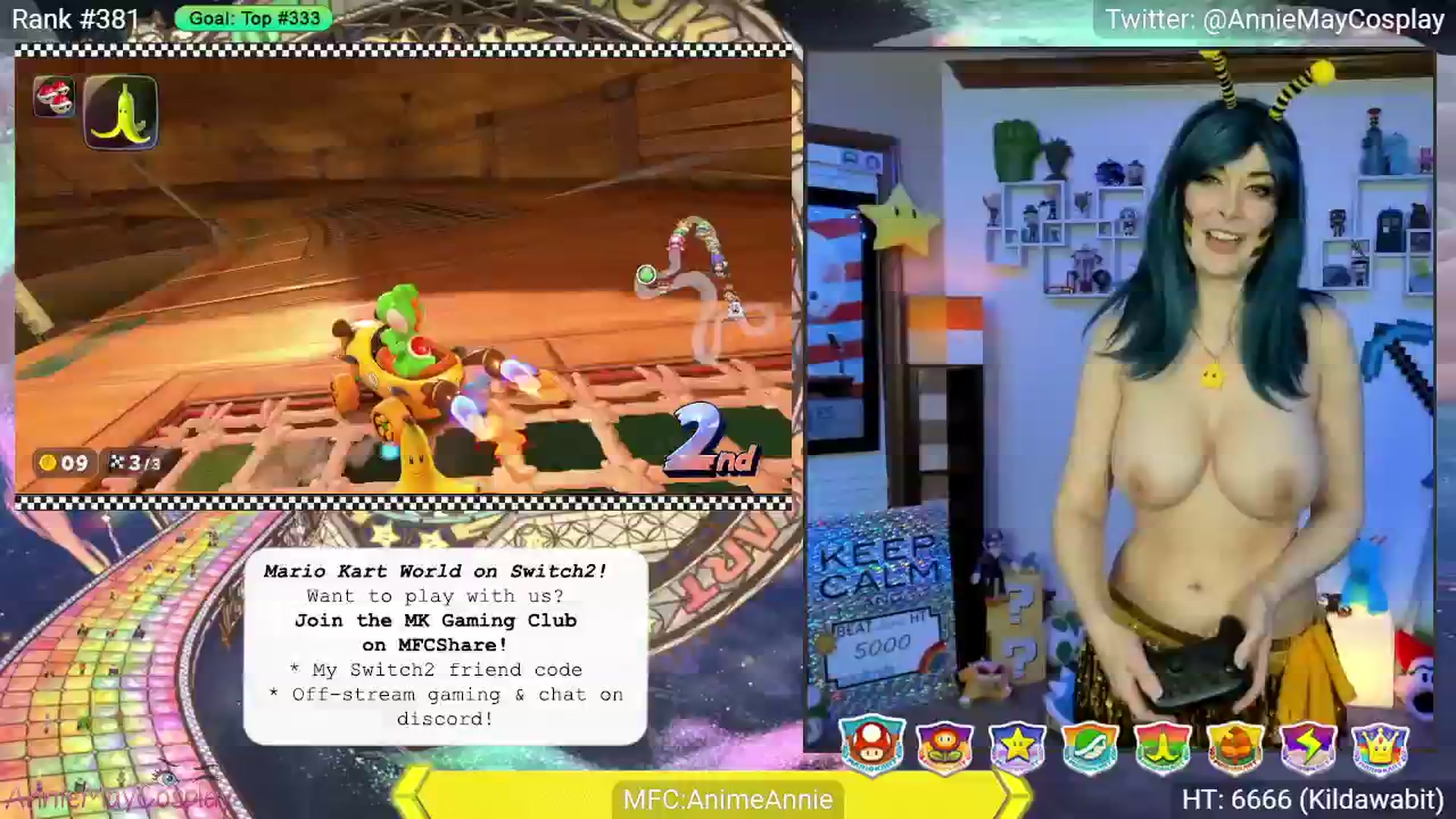 Gallery image thumbnail from AnimeAnnie's myfreecams stream on, 06/10/2025, 03:21 image 19 of 20