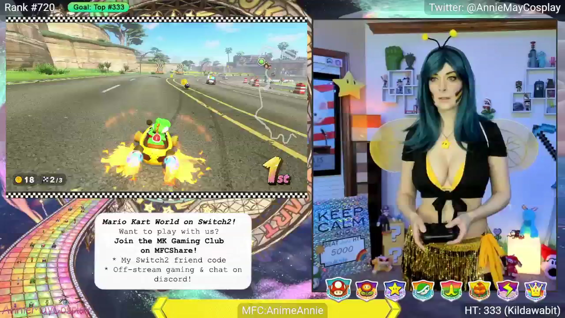 Gallery image thumbnail from AnimeAnnie's myfreecams stream on, 06/10/2025, 03:21 image 7 of 20