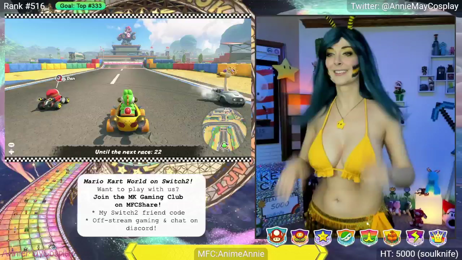 Gallery image thumbnail from AnimeAnnie's myfreecams stream on, 06/10/2025, 03:21 image 15 of 20