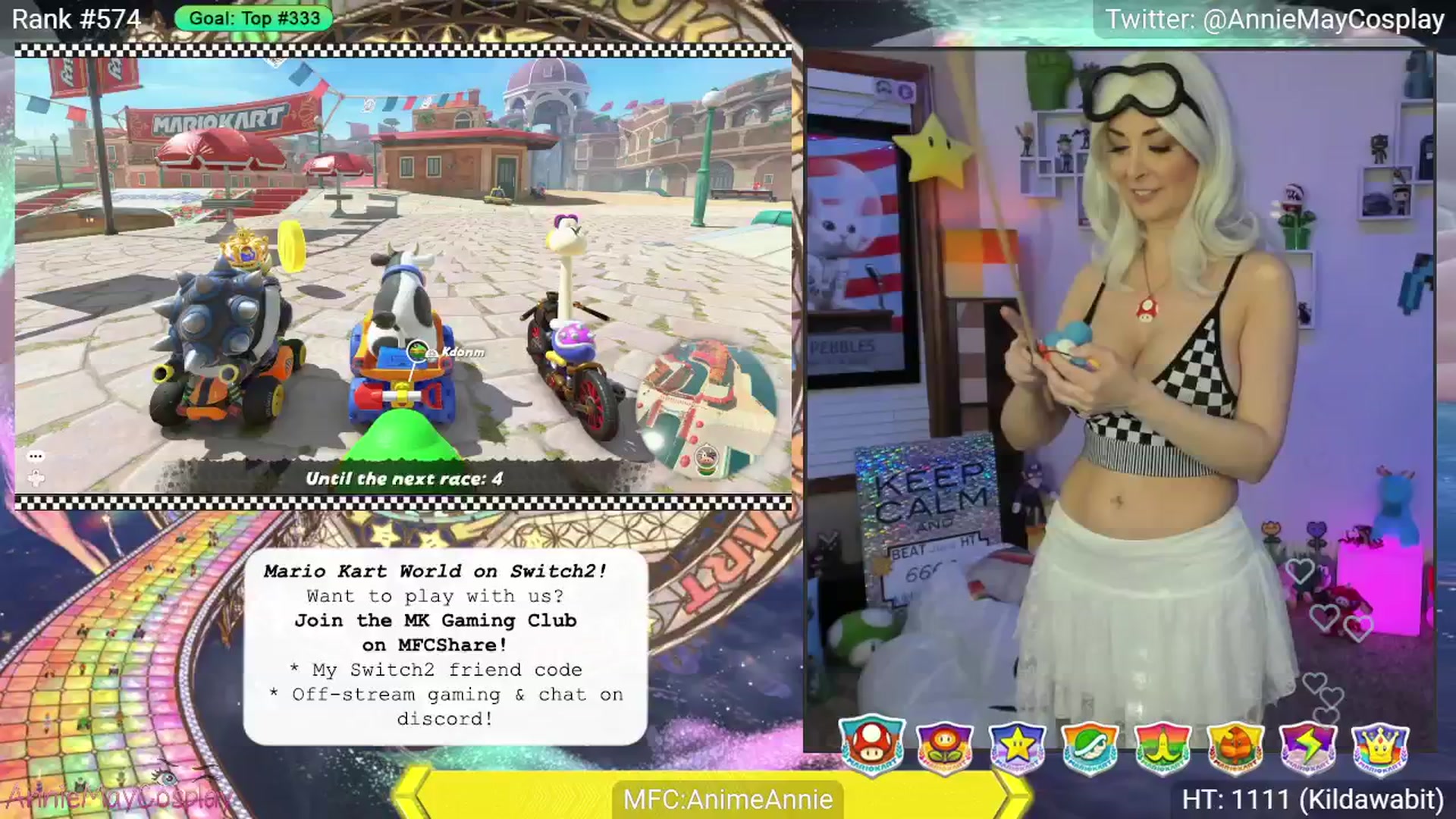 Gallery image thumbnail from AnimeAnnie's myfreecams stream on, 06/17/2025, 02:23 image 19 of 20