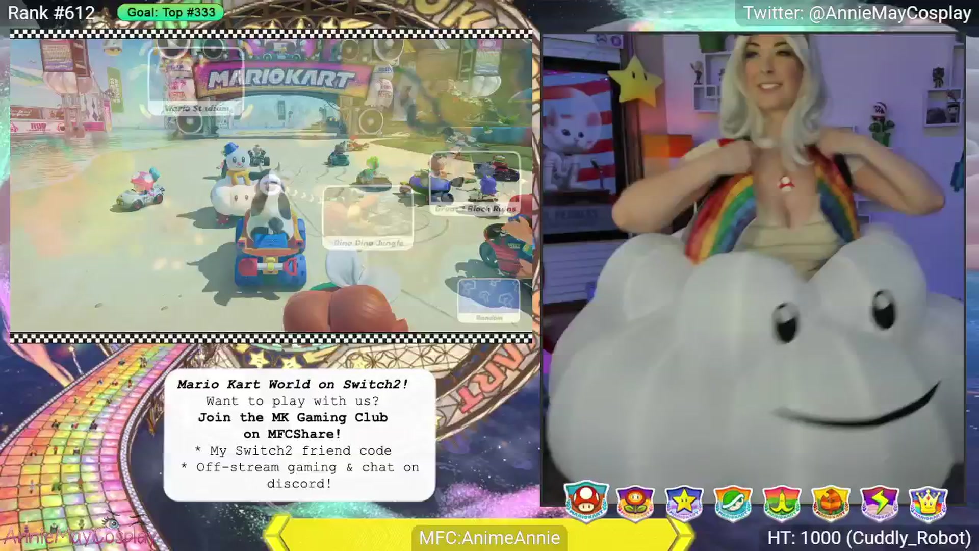 Gallery image thumbnail from AnimeAnnie's myfreecams stream on, 06/17/2025, 02:23 image 7 of 20