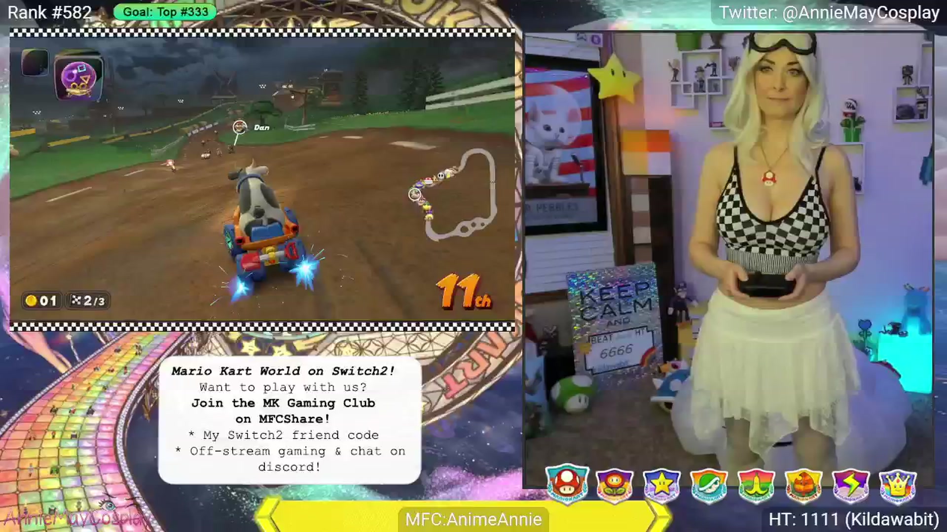 Gallery image thumbnail from AnimeAnnie's myfreecams stream on, 06/17/2025, 02:23 image 15 of 20