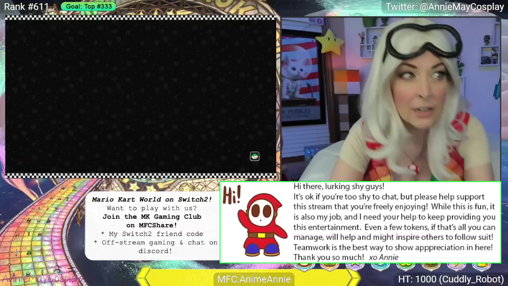 Gallery image thumbnail from AnimeAnnie's myfreecams stream on, 06/17/2025, 02:23 image 6 of 20