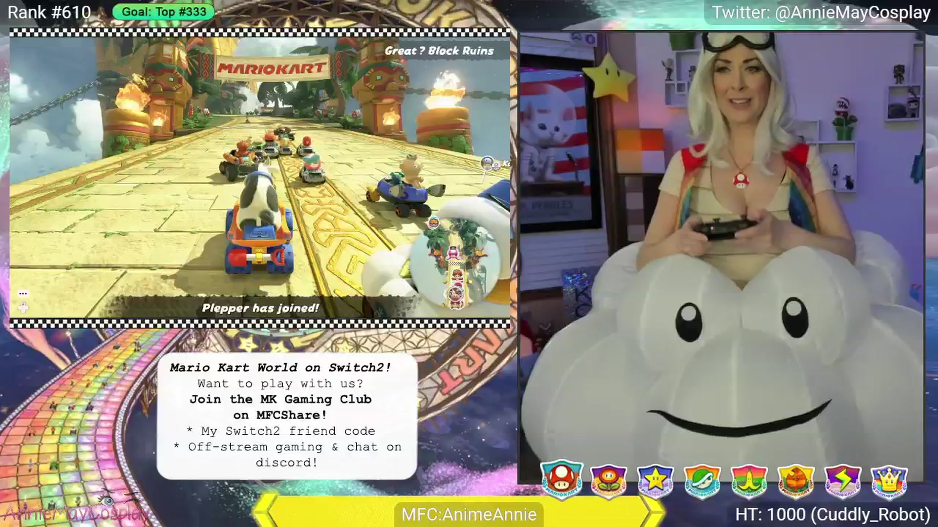 Gallery image thumbnail from AnimeAnnie's myfreecams stream on, 06/17/2025, 02:23 image 8 of 20