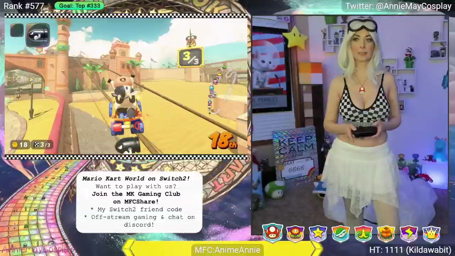 Gallery image thumbnail from AnimeAnnie's myfreecams stream on, 06/17/2025, 02:23 image 17 of 20
