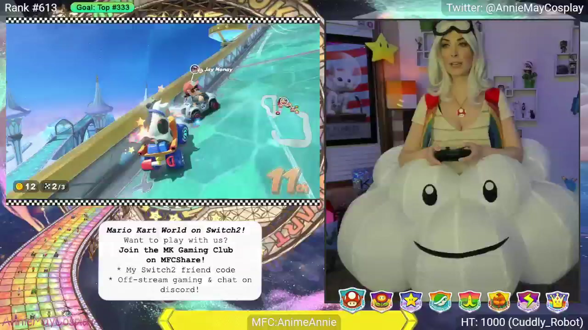 Gallery image thumbnail from AnimeAnnie's myfreecams stream on, 06/17/2025, 02:23 image 1 of 20