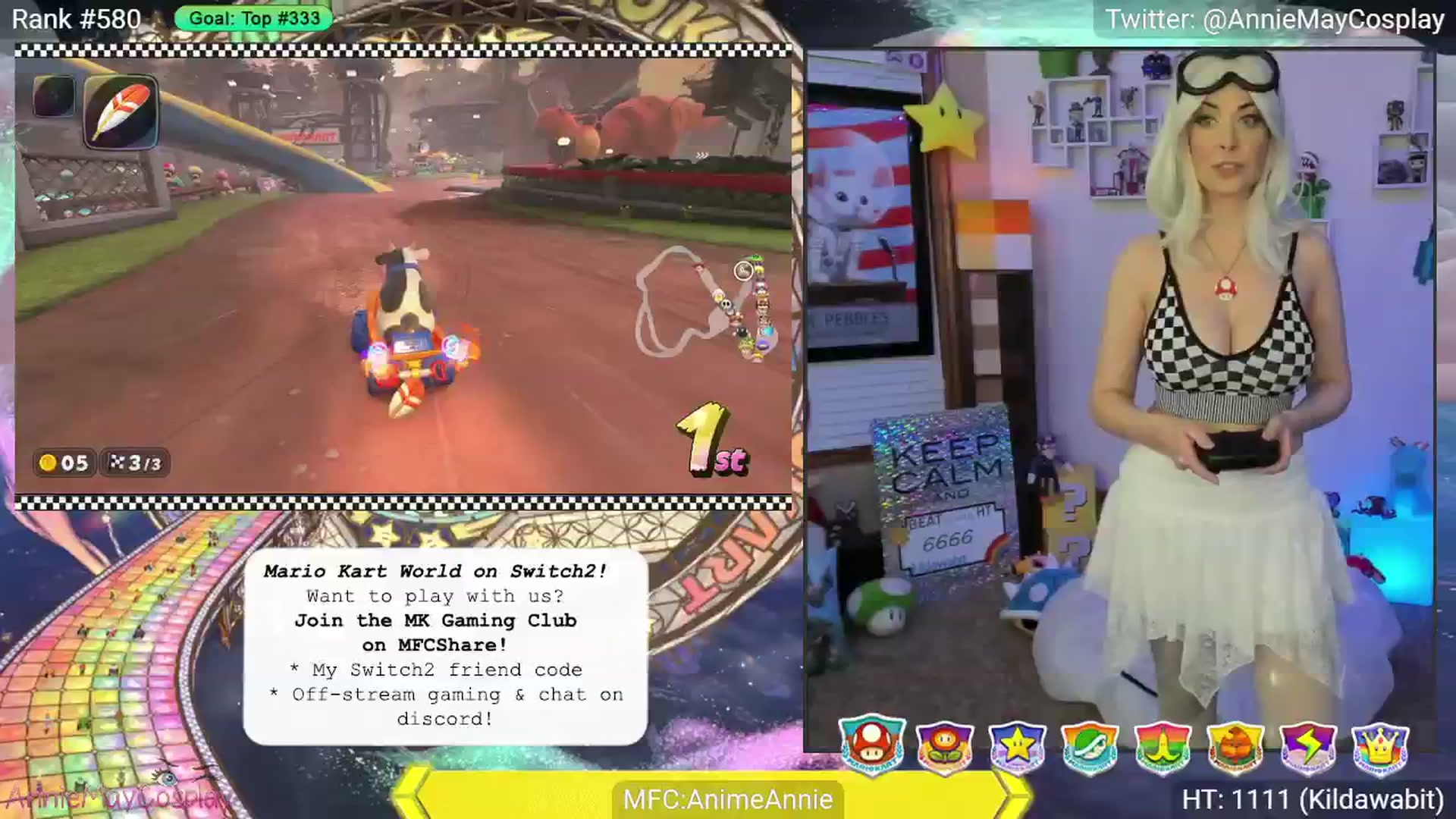 Gallery image thumbnail from AnimeAnnie's myfreecams stream on, 06/17/2025, 02:23 image 16 of 20