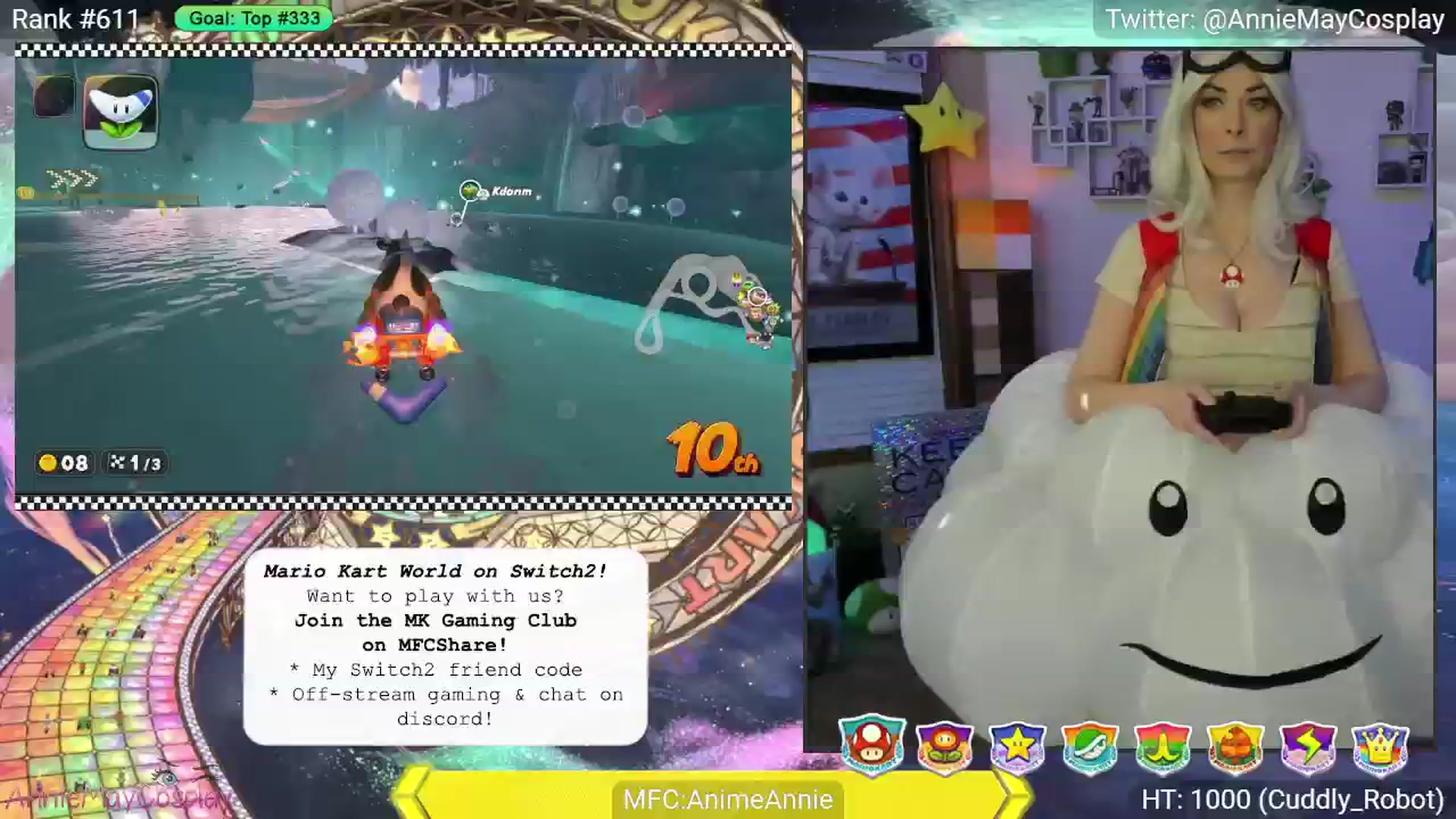 Gallery image thumbnail from AnimeAnnie's myfreecams stream on, 06/17/2025, 02:23 image 10 of 20