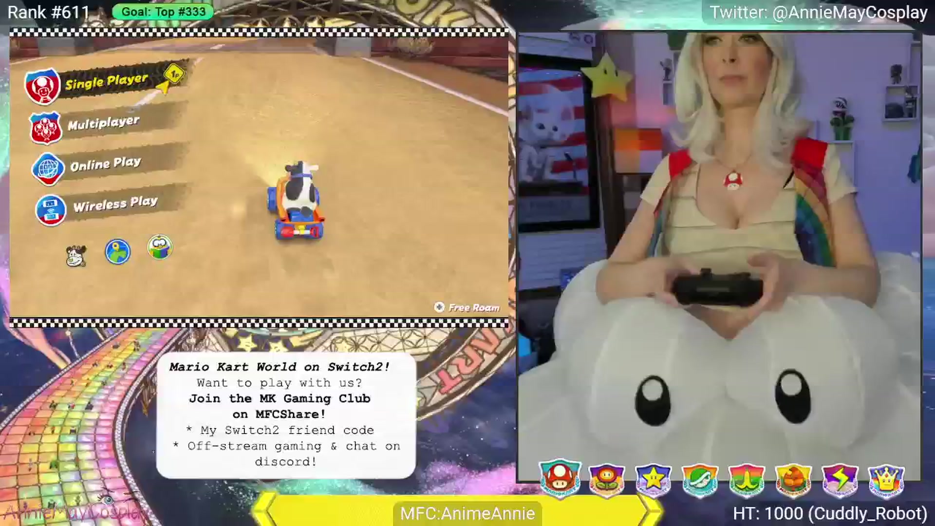 Gallery image thumbnail from AnimeAnnie's myfreecams stream on, 06/17/2025, 02:23 image 5 of 20
