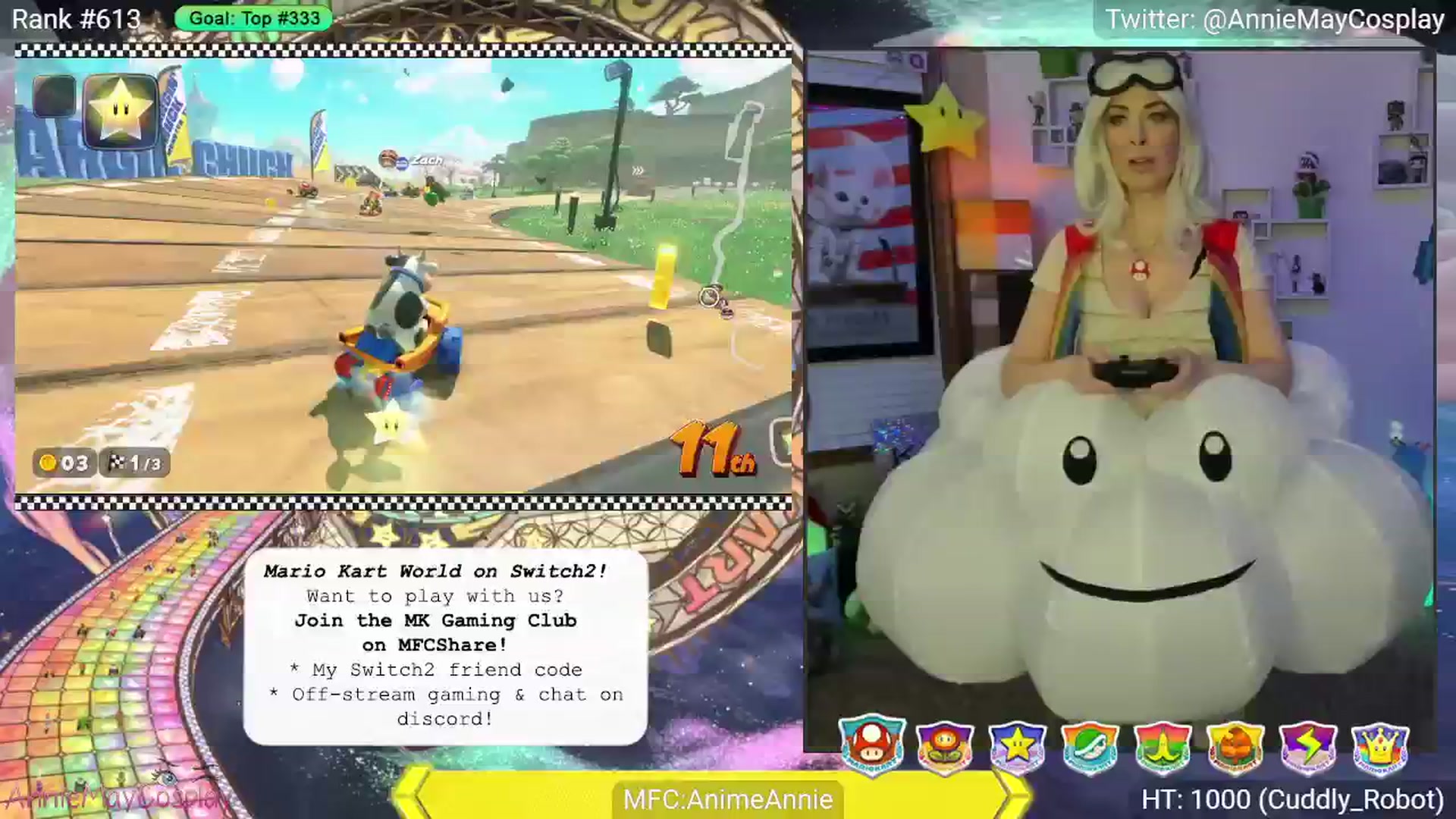 Gallery image thumbnail from AnimeAnnie's myfreecams stream on, 06/17/2025, 02:23 image 3 of 20