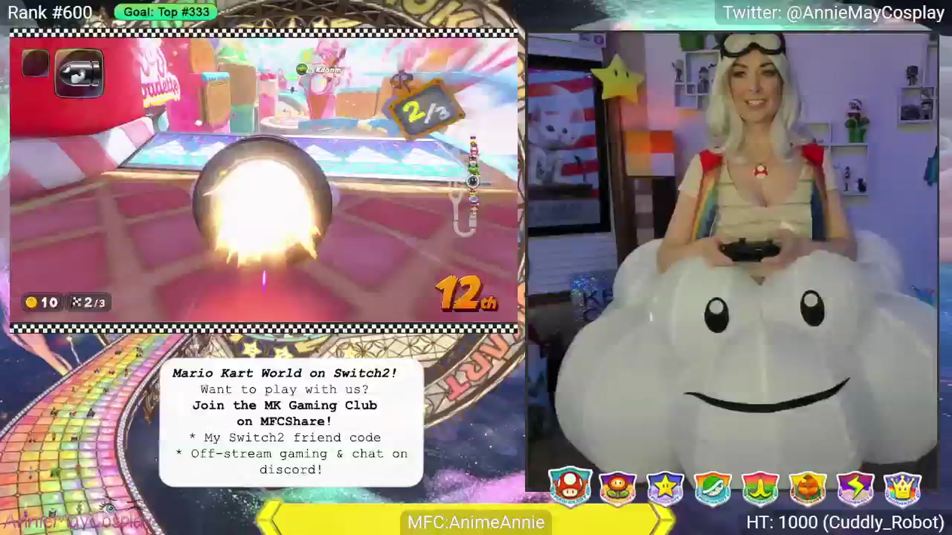 Gallery image thumbnail from AnimeAnnie's myfreecams stream on, 06/17/2025, 02:23 image 13 of 20