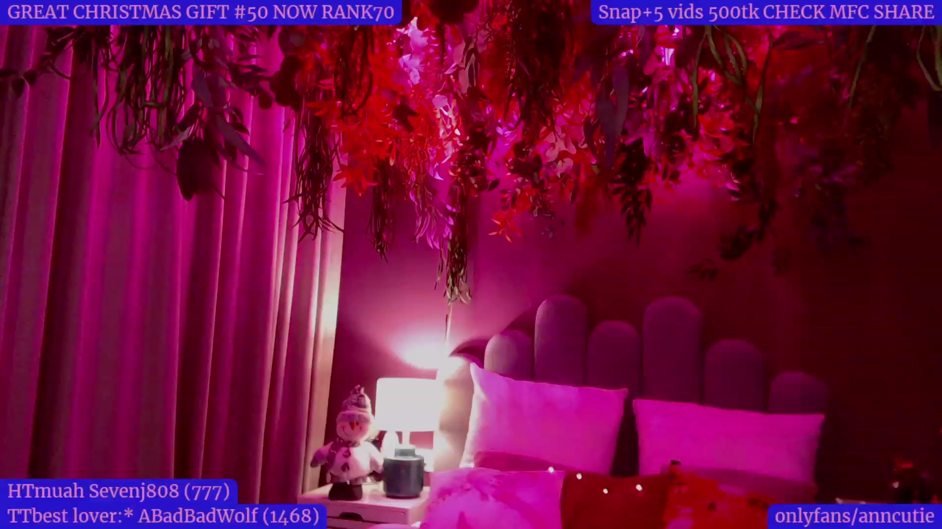 Gallery image thumbnail from AnnCutie's myfreecams stream on, 12/25/2022, 17:40 image 13 of 20