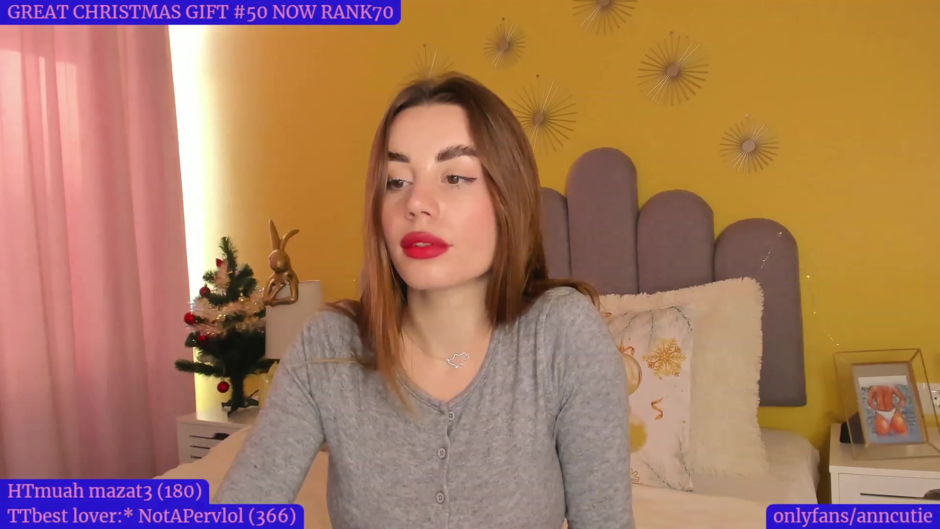 Gallery image thumbnail from AnnCutie's myfreecams stream on, 12/31/2022, 12:38 image 20 of 20