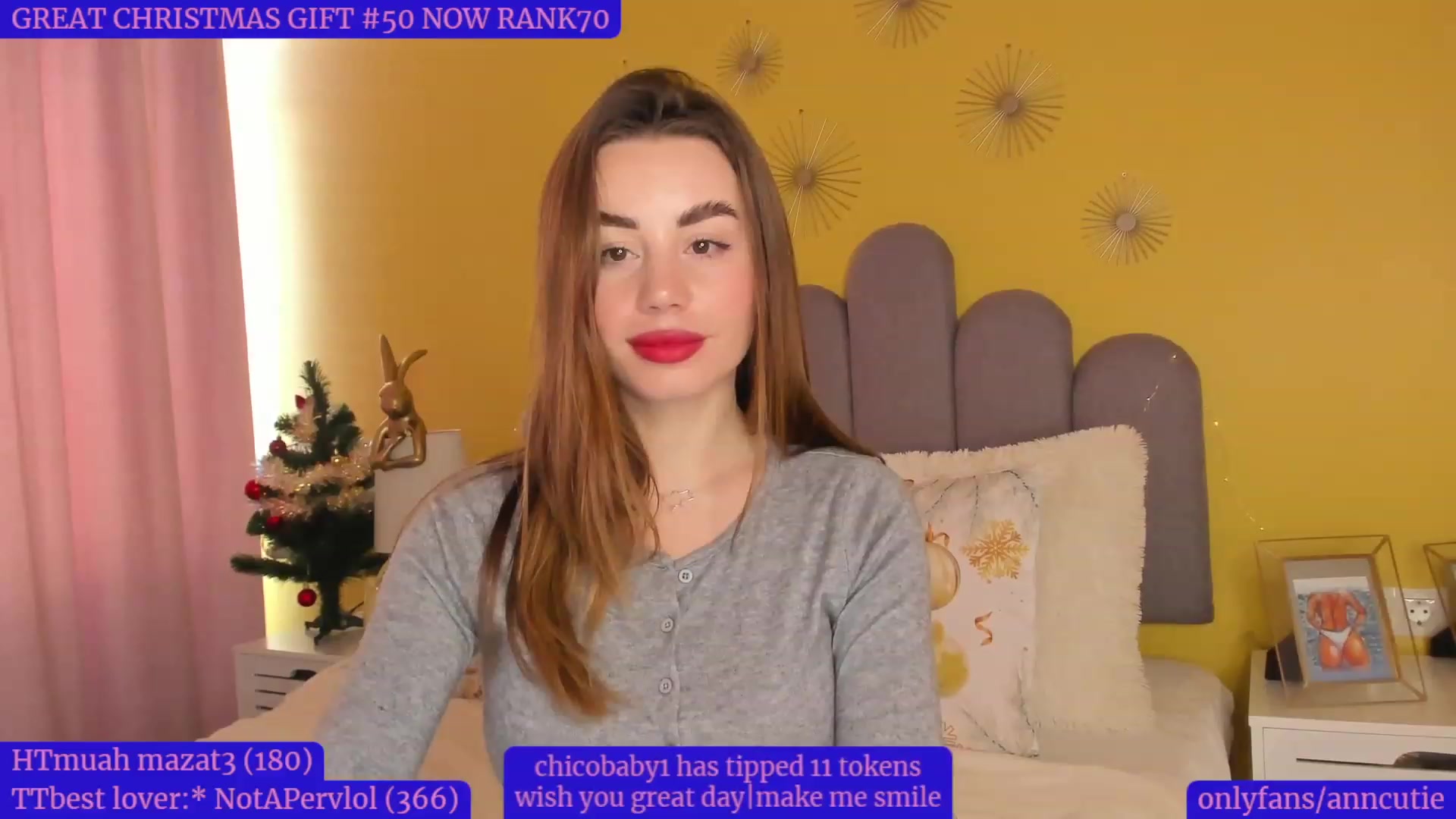 Gallery image thumbnail from AnnCutie's myfreecams stream on, 12/31/2022, 12:38 image 7 of 20