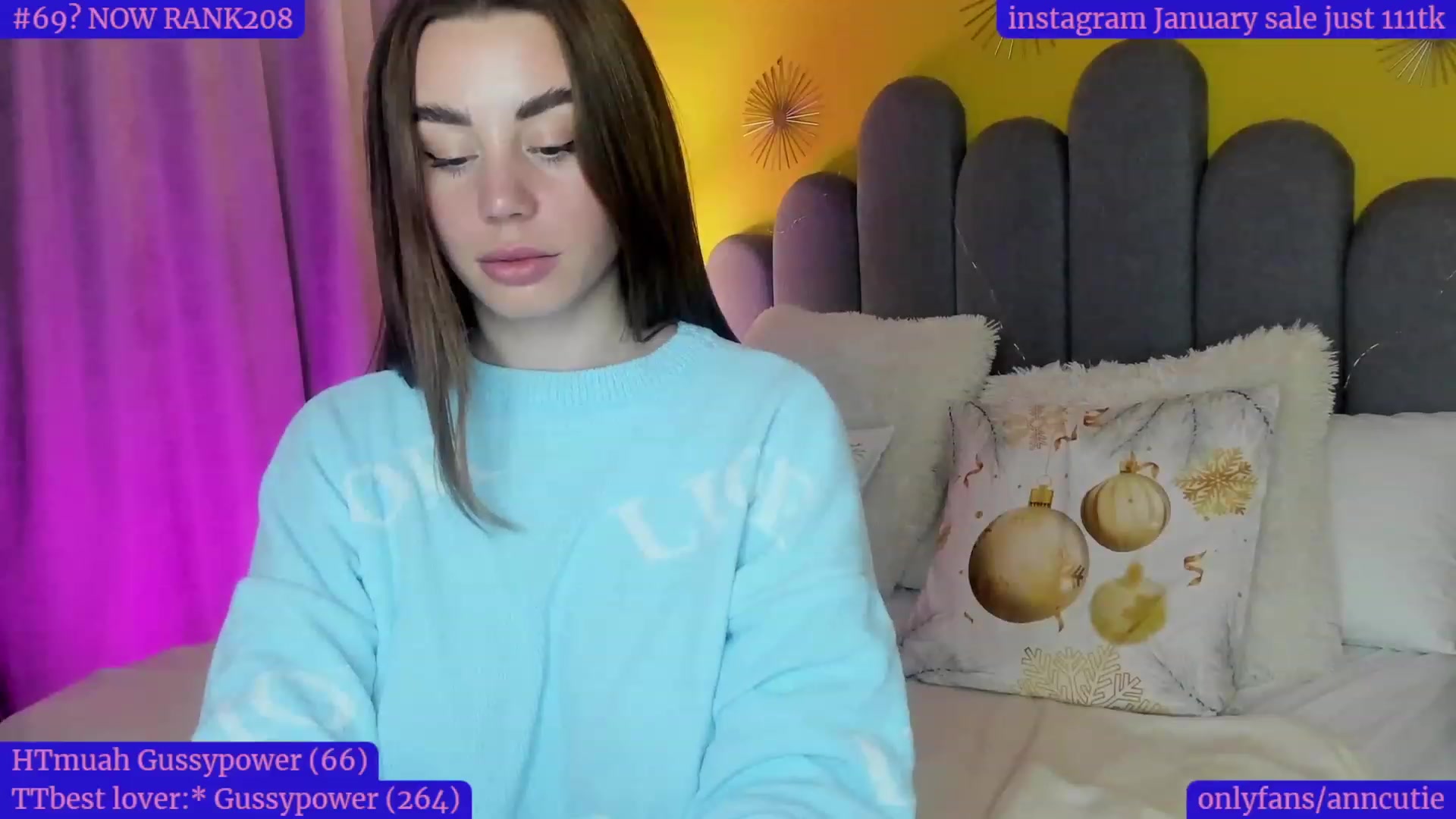 Gallery image thumbnail from AnnCutie's myfreecams stream on, 01/08/2023, 15:29 image 8 of 20