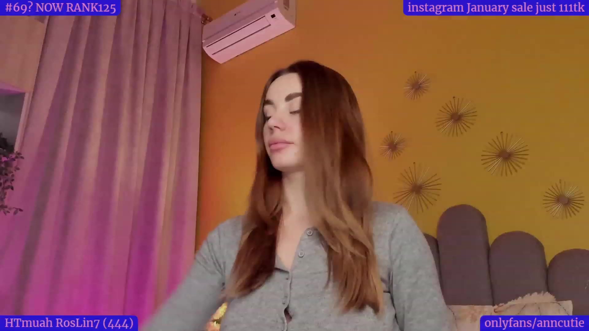 Gallery image thumbnail from AnnCutie's myfreecams stream on, 01/09/2023, 18:05 image 1 of 20