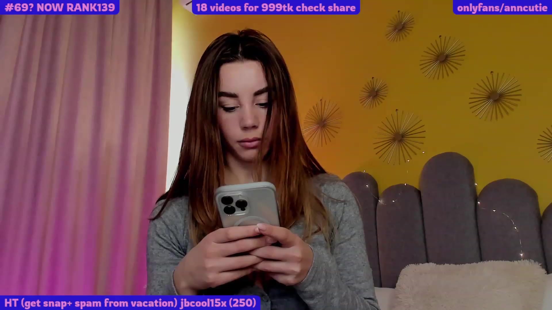Gallery image thumbnail from AnnCutie's myfreecams stream on, 01/15/2023, 11:01 image 2 of 20
