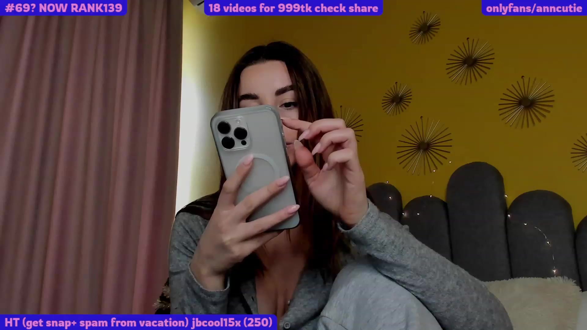 Gallery image thumbnail from AnnCutie's myfreecams stream on, 01/15/2023, 11:01 image 4 of 20