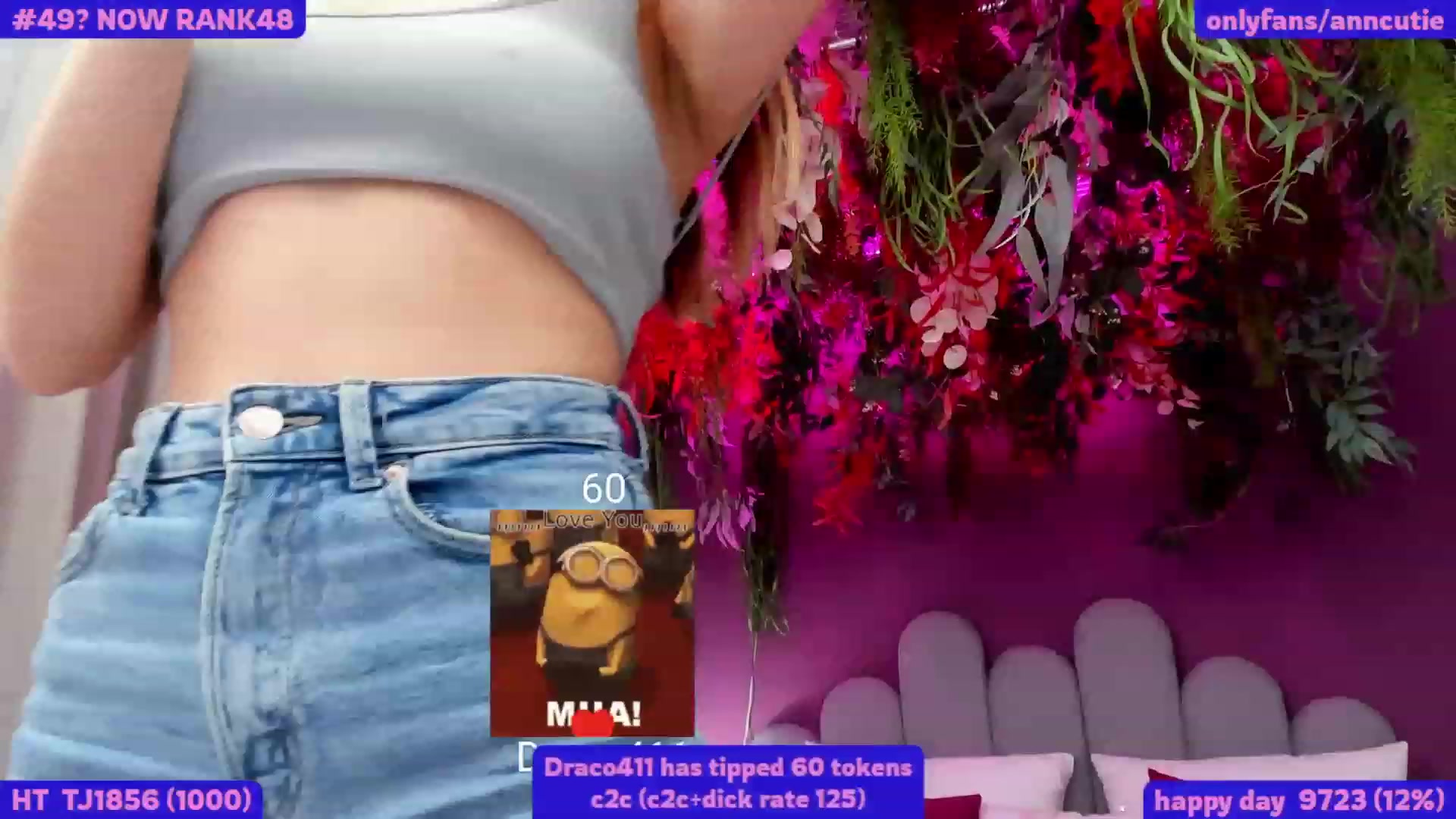 Gallery image thumbnail from AnnCutie's myfreecams stream on, 02/05/2023, 18:38 image 1 of 20