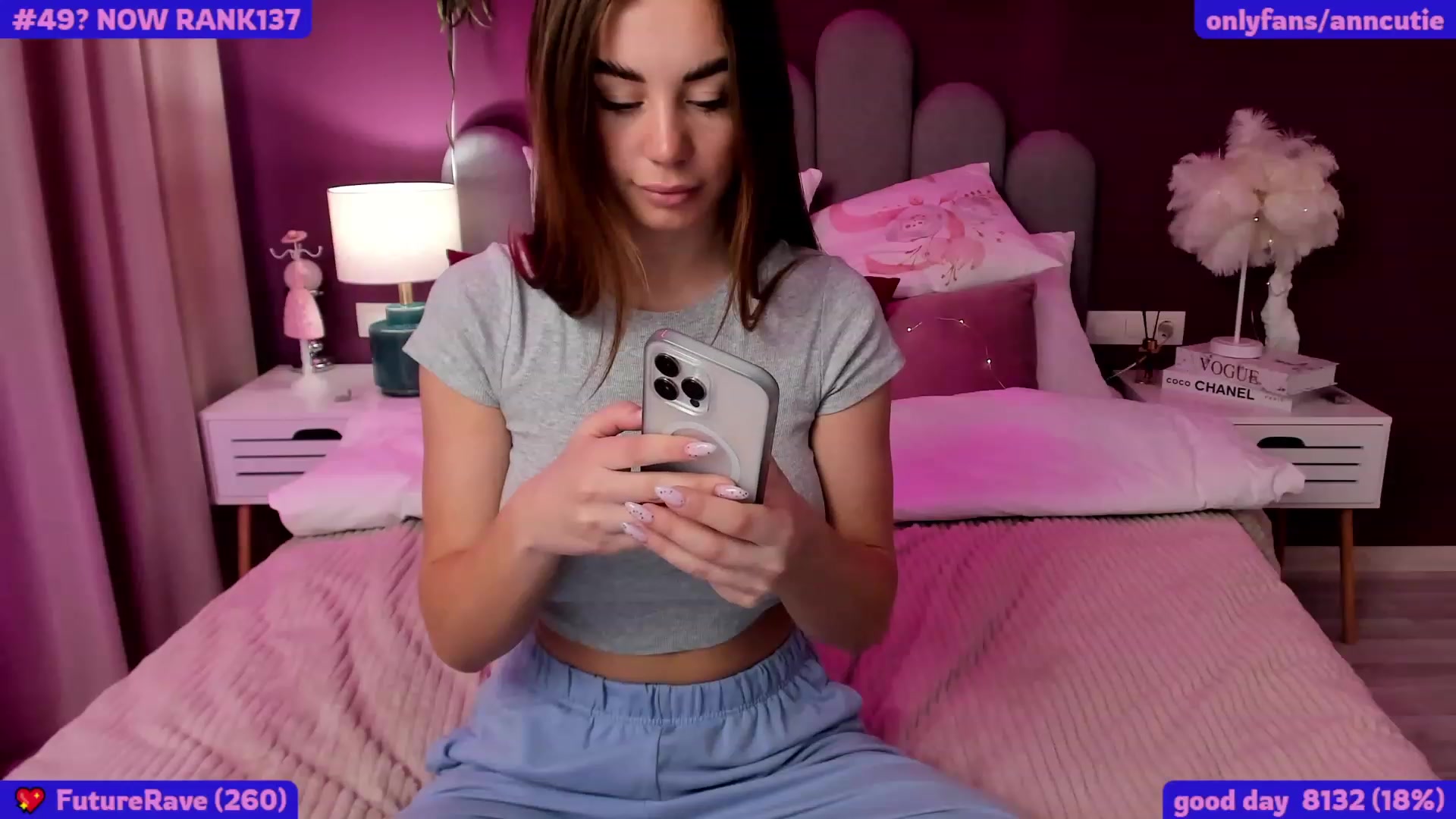 Gallery image thumbnail from AnnCutie's myfreecams stream on, 02/20/2023, 07:00 image 20 of 20