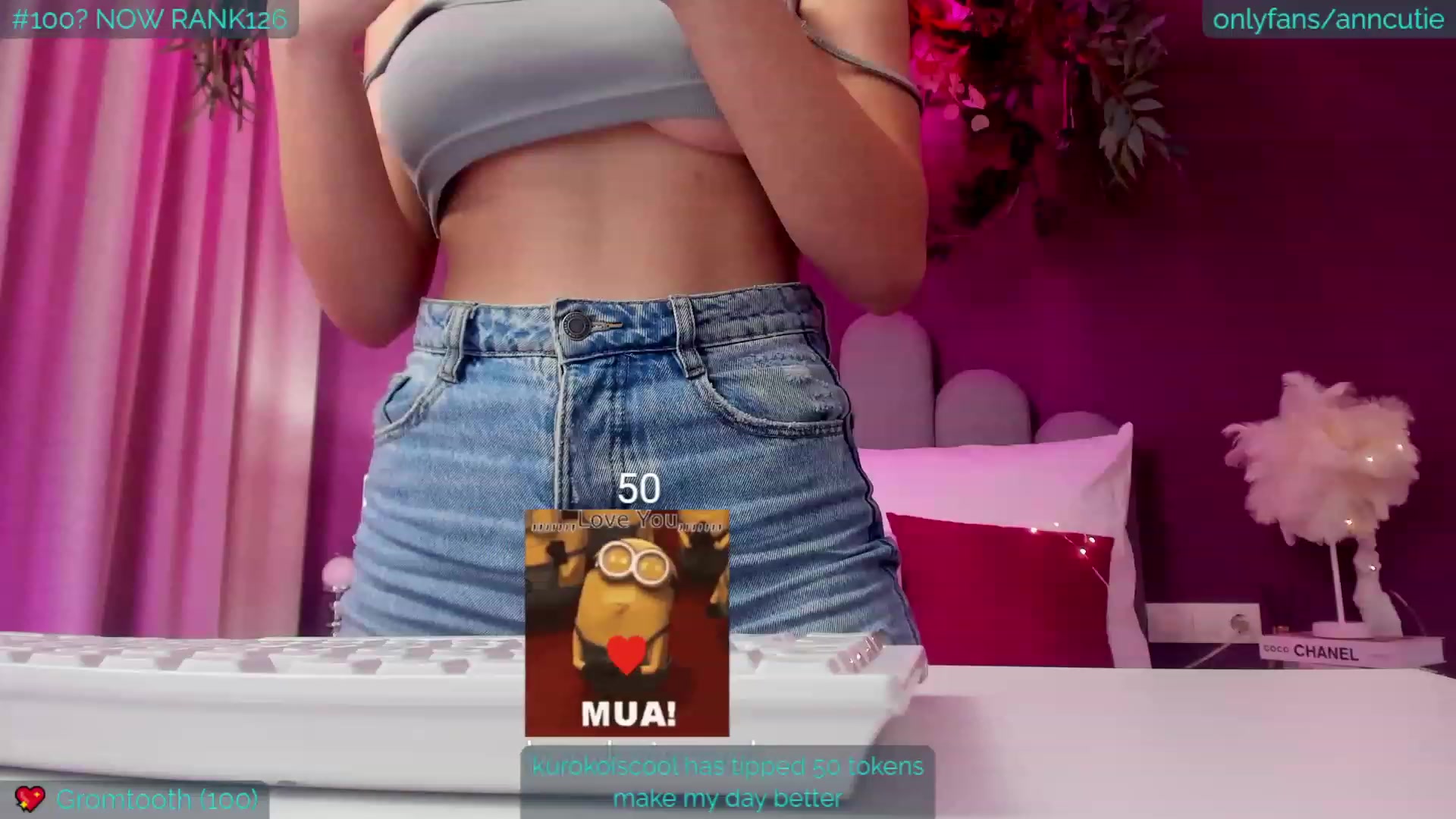 Gallery image thumbnail from AnnCutie's myfreecams stream on, 02/28/2023, 15:05 image 16 of 20