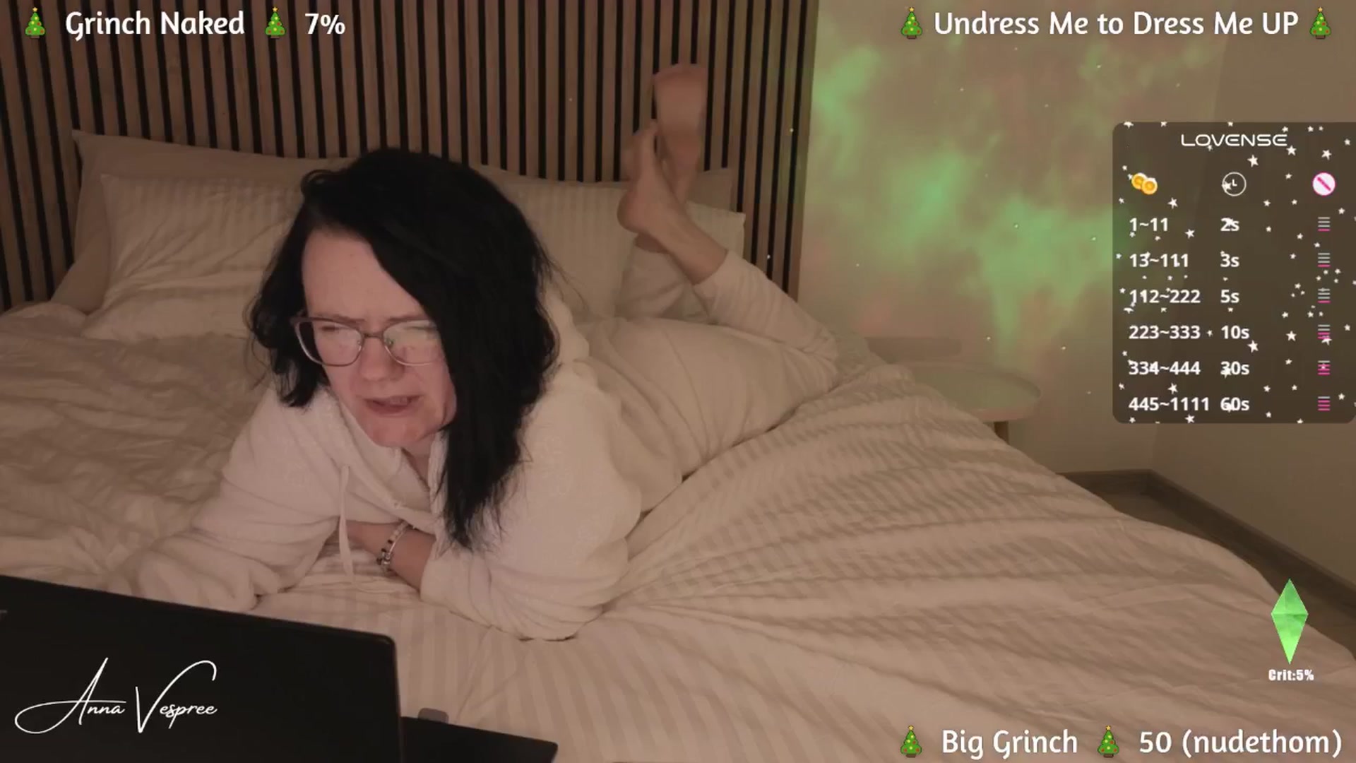 Gallery image thumbnail from AnnaV's myfreecams stream on, 12/15/2024, 21:59 image 14 of 20
