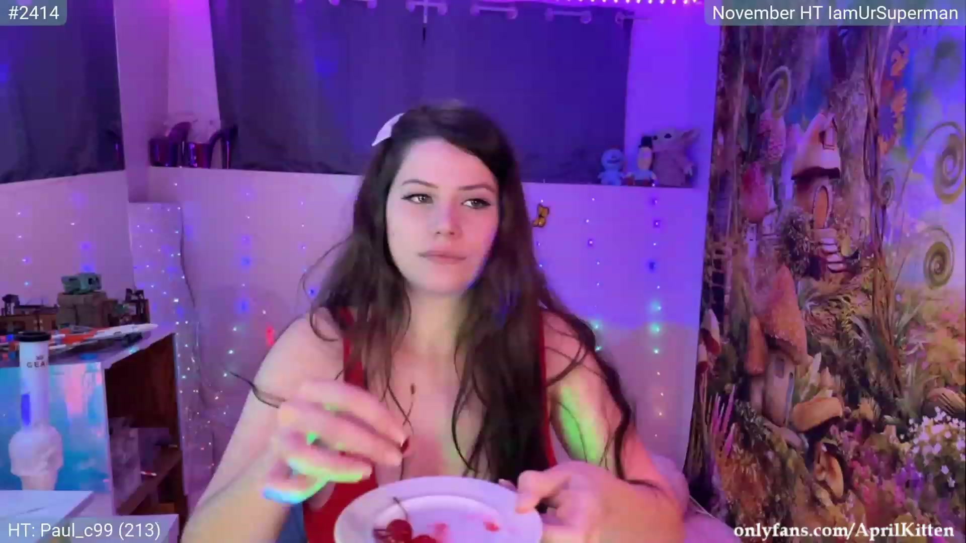 Gallery image thumbnail from April's myfreecams stream on, 11/12/2023, 07:24 image 1 of 20