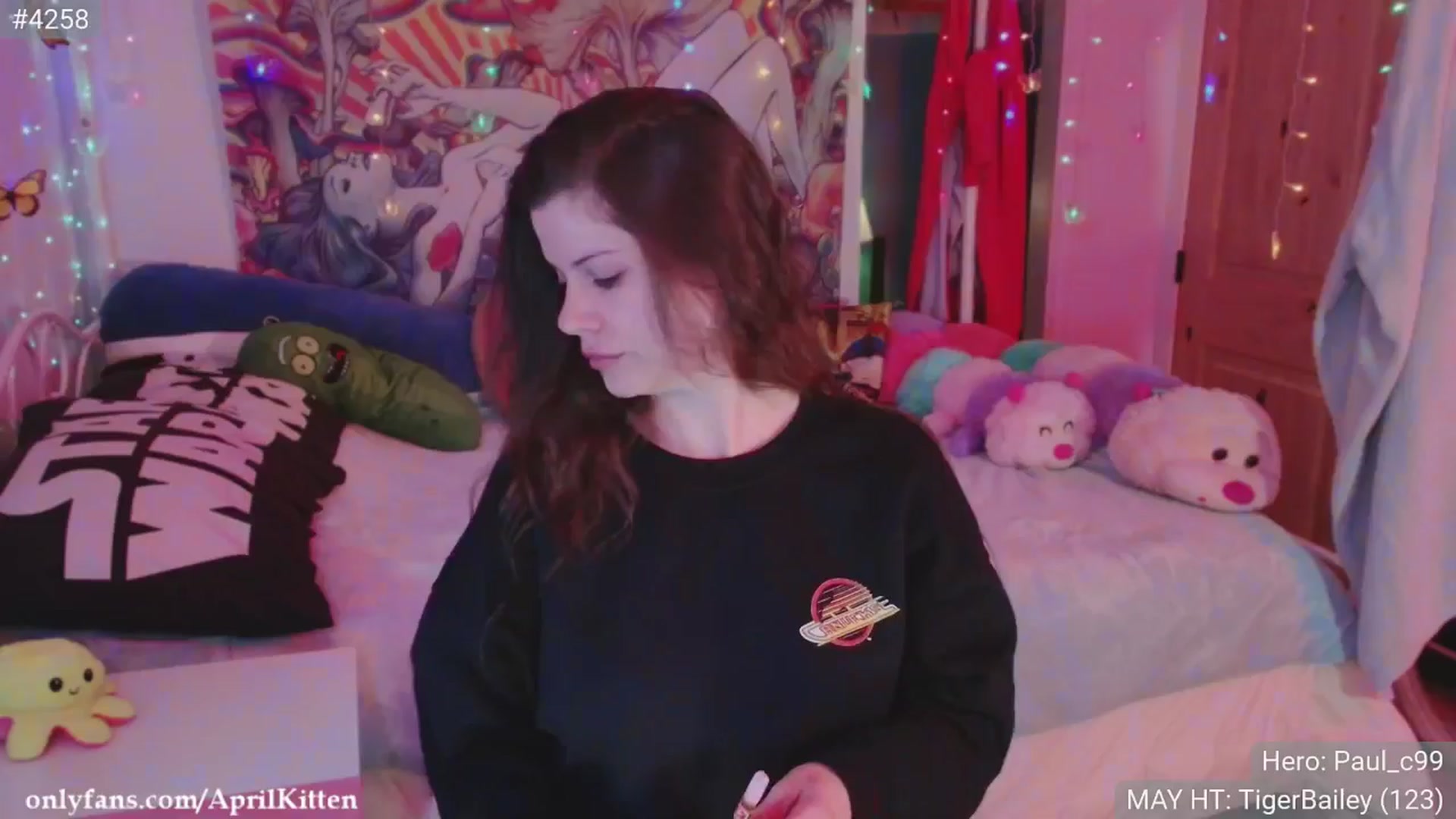 Gallery image thumbnail from April's myfreecams stream on, 05/04/2024, 04:41 image 9 of 20