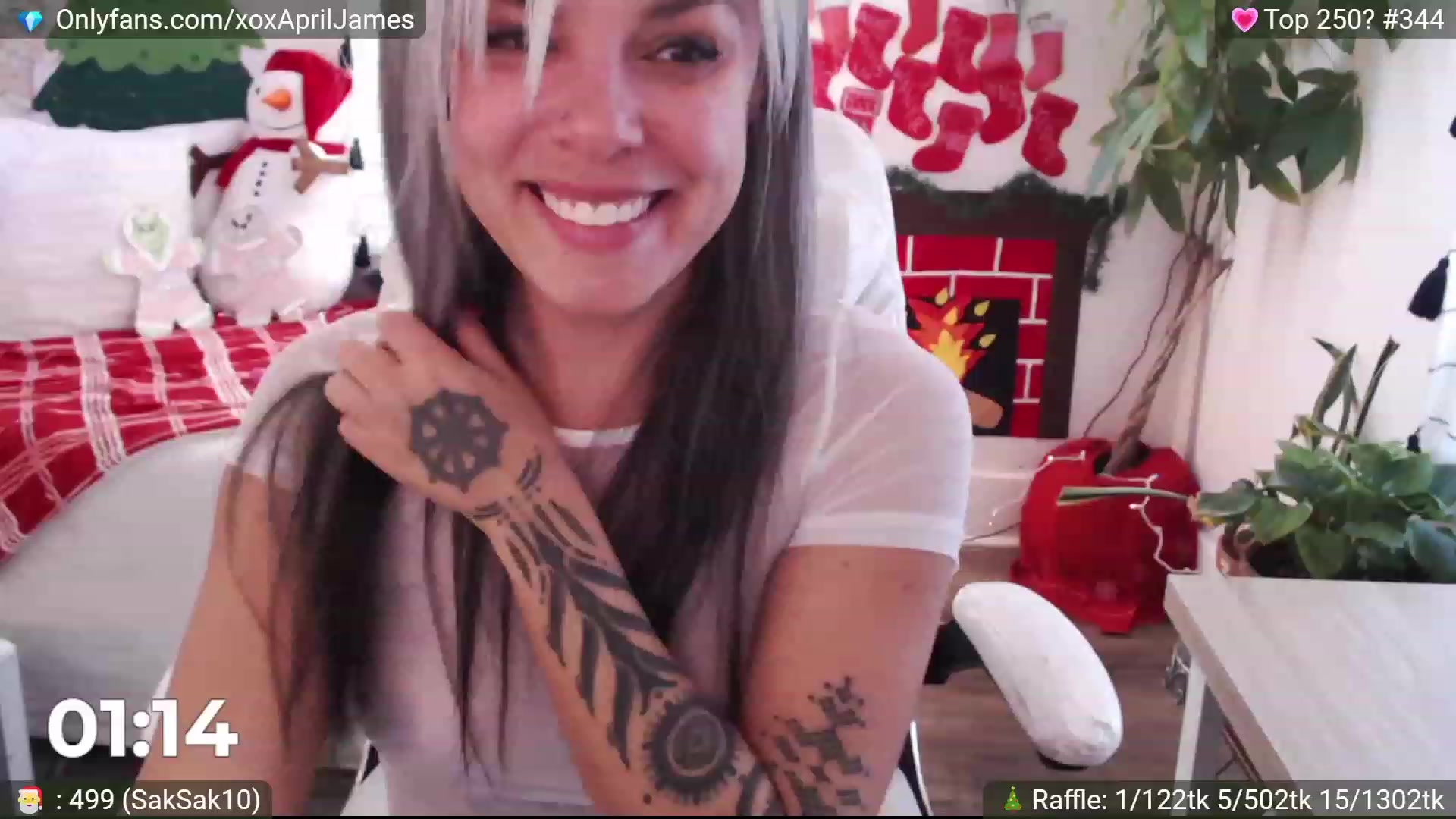 Gallery image thumbnail from AprilJames's myfreecams stream on, 12/24/2022, 18:47 image 17 of 20