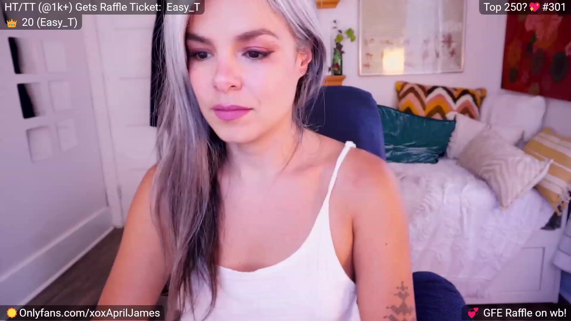 Gallery image thumbnail from AprilJames's myfreecams stream on, 07/09/2023, 17:43 image 1 of 20