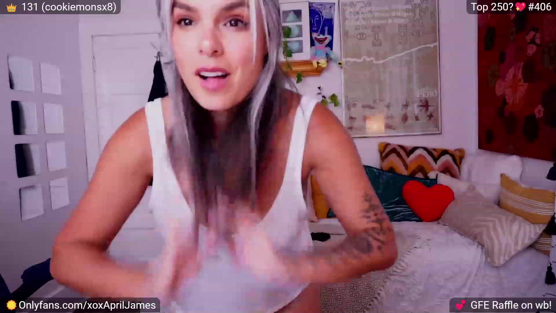 Gallery image thumbnail from AprilJames's myfreecams stream on, 07/13/2023, 24:05 image 9 of 20