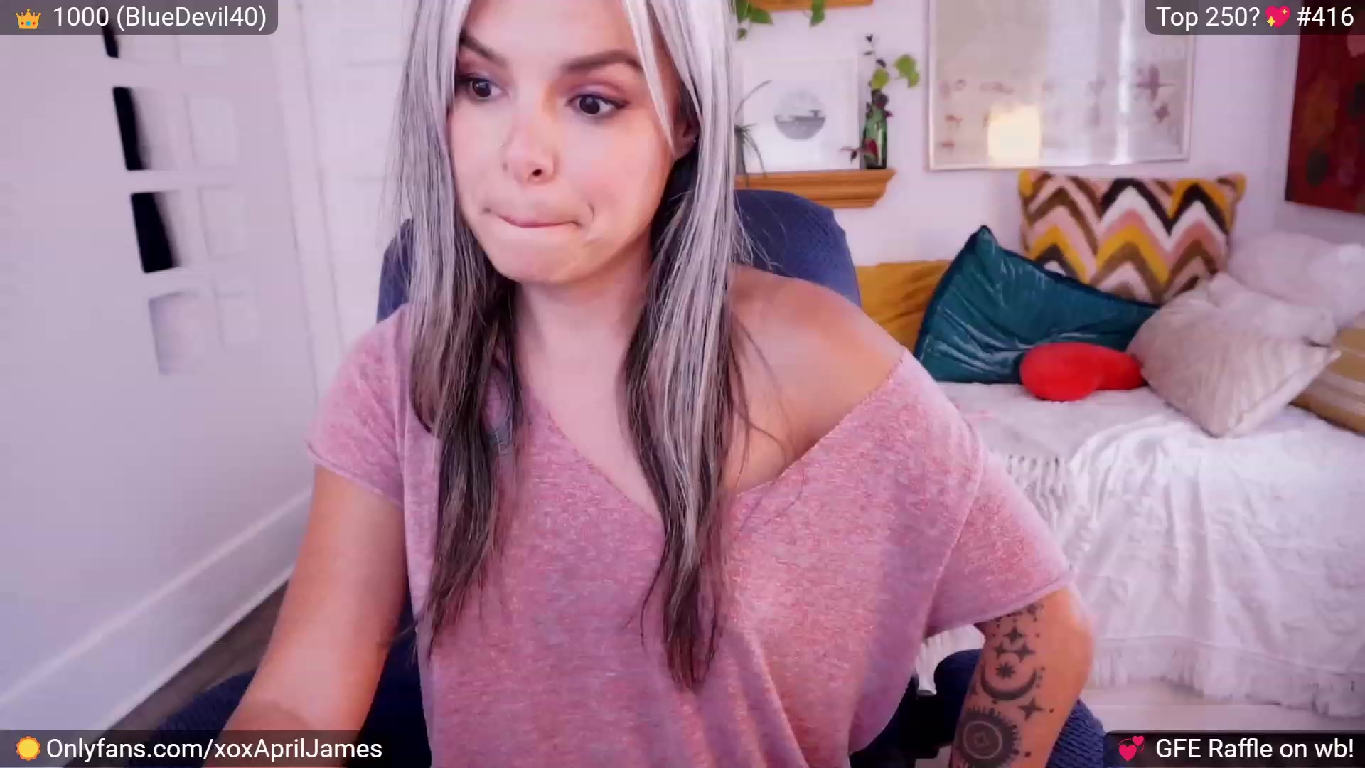 Gallery image thumbnail from AprilJames's myfreecams stream on, 07/13/2023, 18:44 image 17 of 20