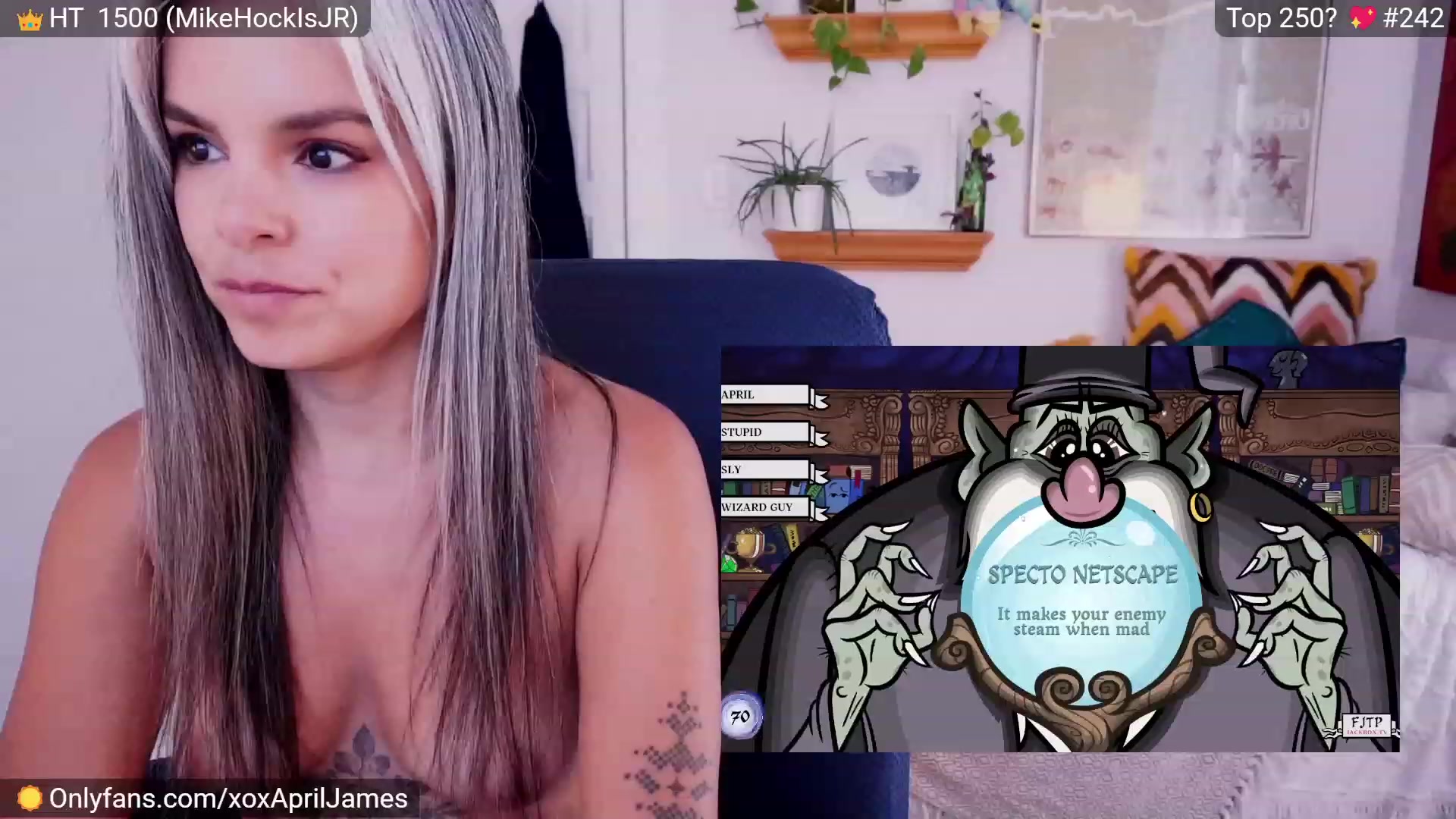Gallery image thumbnail from AprilJames's myfreecams stream on, 07/22/2023, 20:21 image 5 of 20