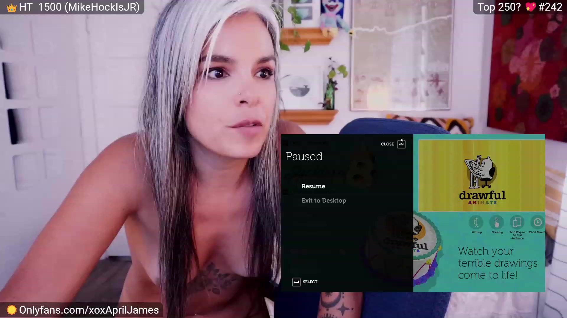 Gallery image thumbnail from AprilJames's myfreecams stream on, 07/22/2023, 20:21 image 1 of 20