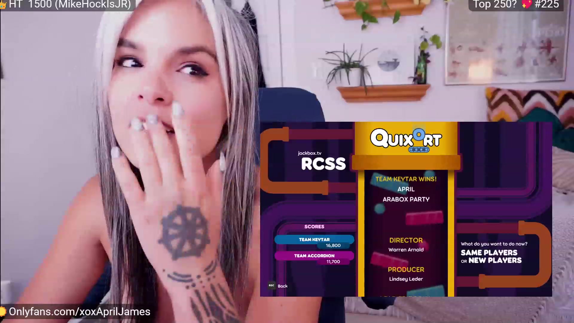 Gallery image thumbnail from AprilJames's myfreecams stream on, 07/22/2023, 21:17 image 15 of 20